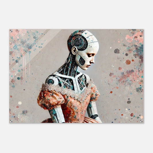 Acrylic print, plexiglass, wall art,Mechanical Grace - Wall Art