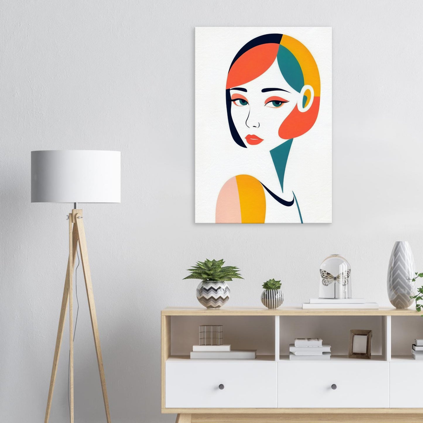 Essence – Minimalist Abstract Portrait Art