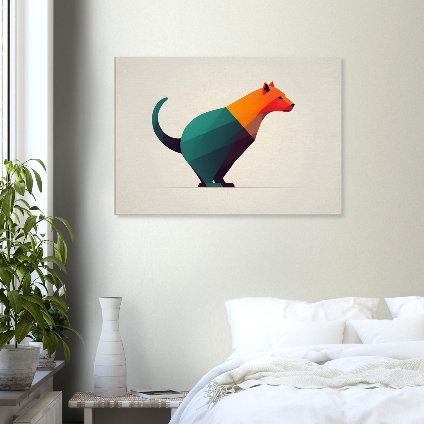 Harmony - Minimalist Abstract Animal Art for Home Decor