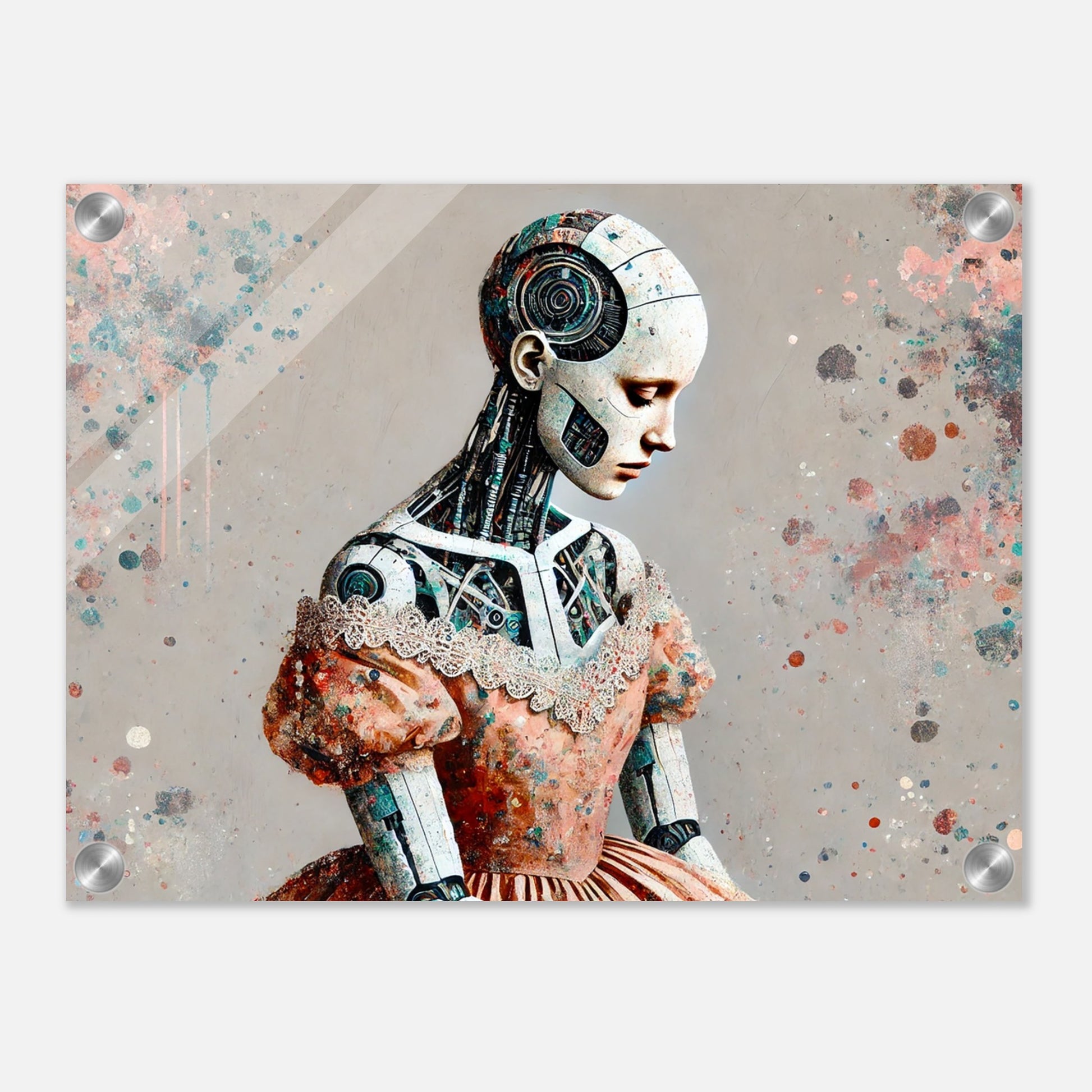 Acrylic print, plexiglass, wall art,Mechanical Grace - Wall Art