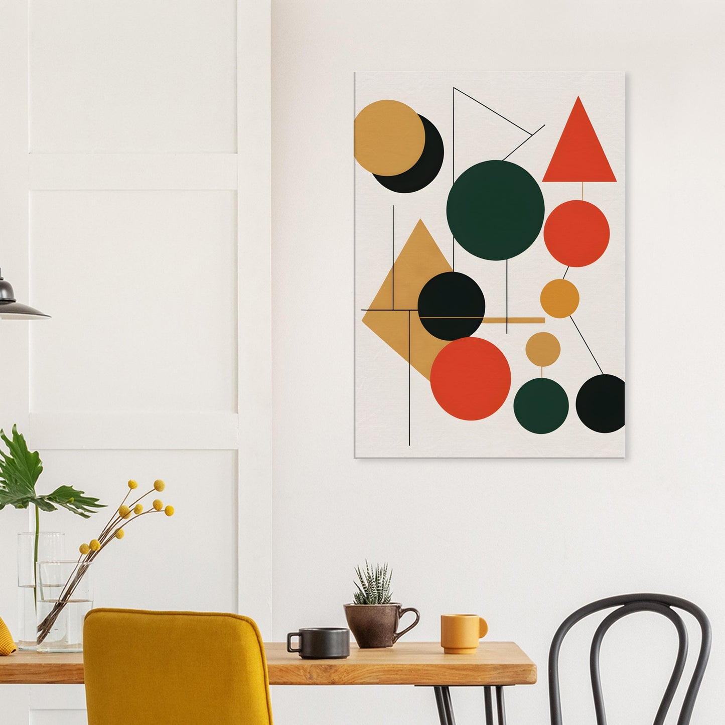 Harmonious Geometry - Minimalist Abstract Christmas Decor