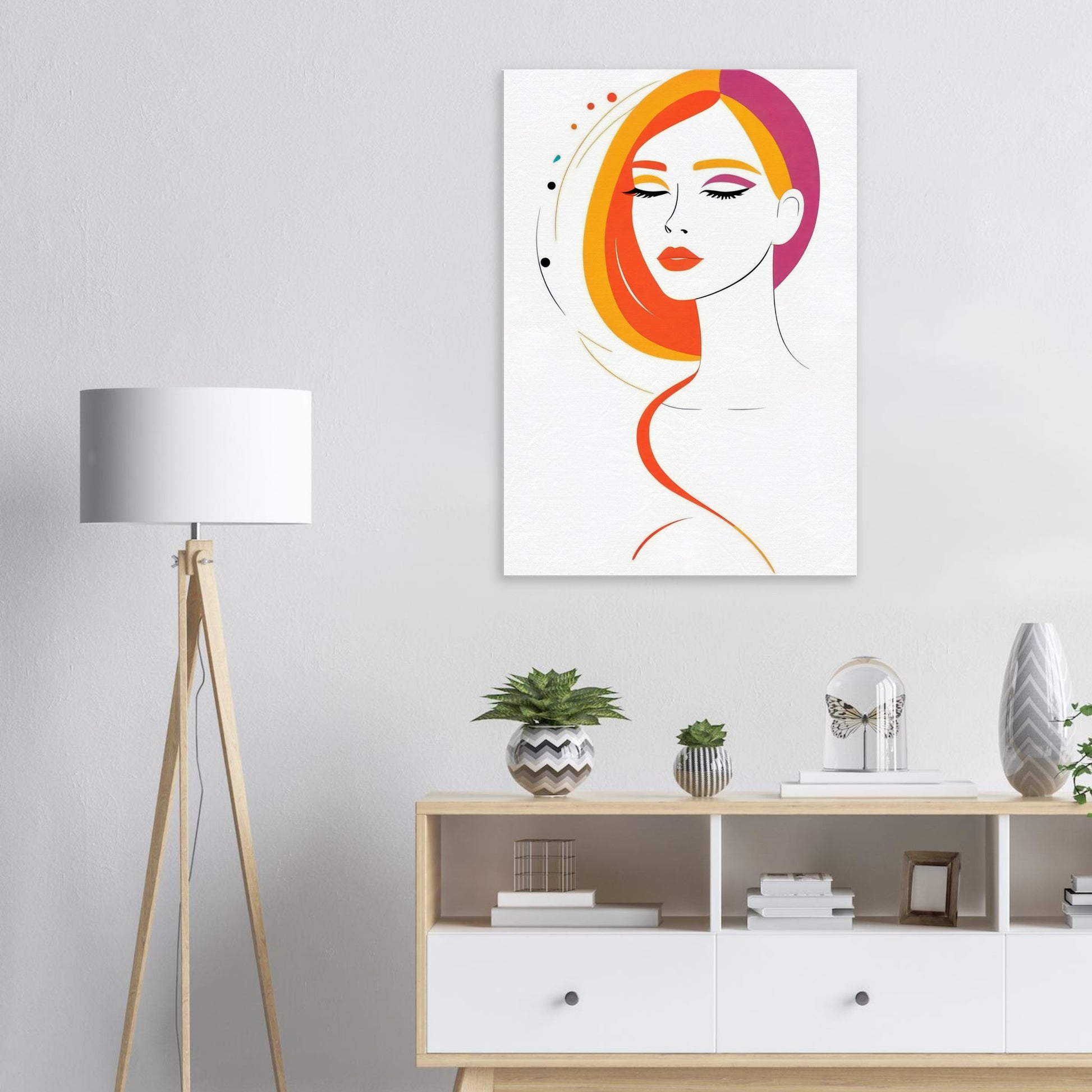 Radiant Elegance - Abstract Minimalist Art for Modern Spaces