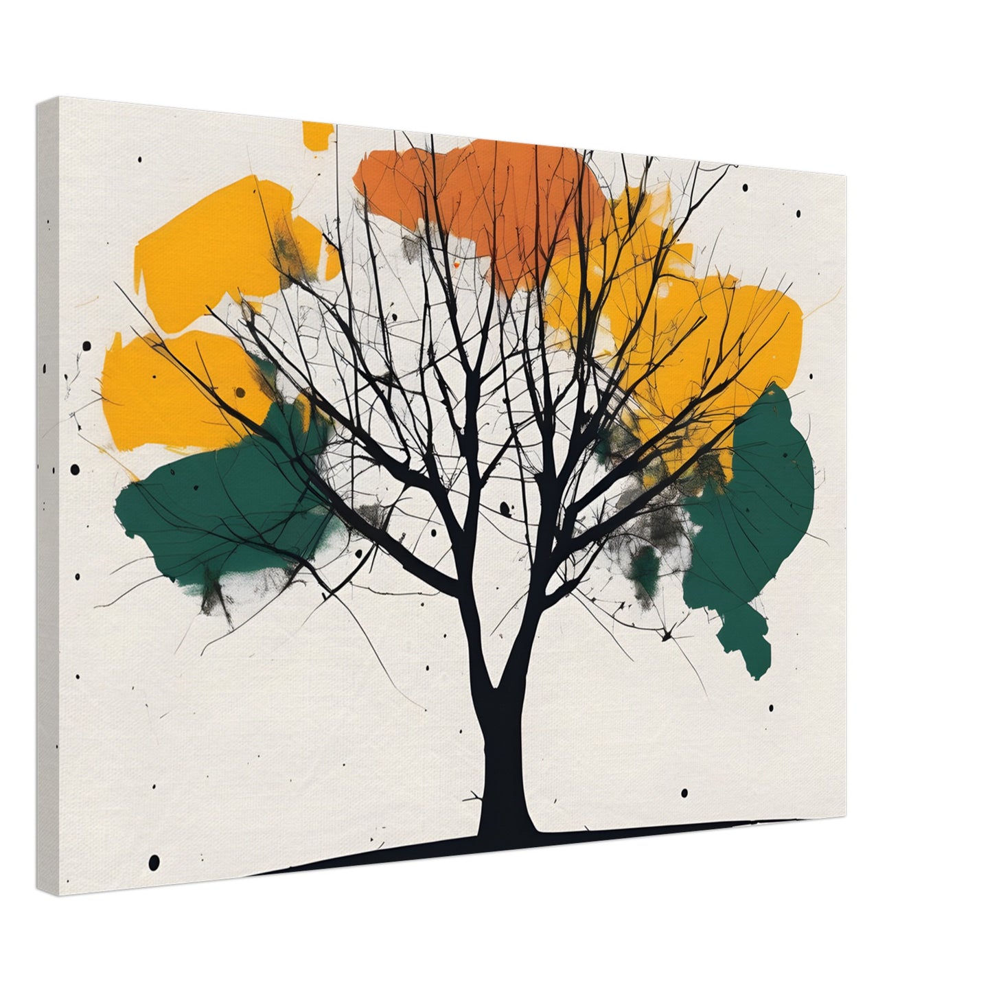 Tree Serenity Minimalist Art Canvas Print