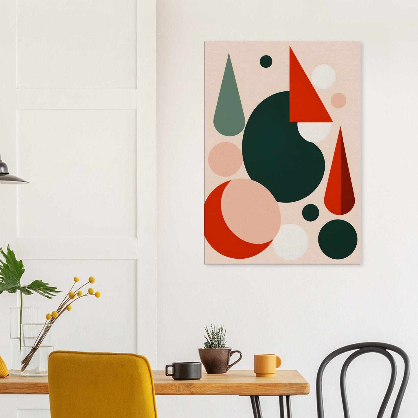 Harmony - Minimalist Christmas Abstract Wall Art Canvas