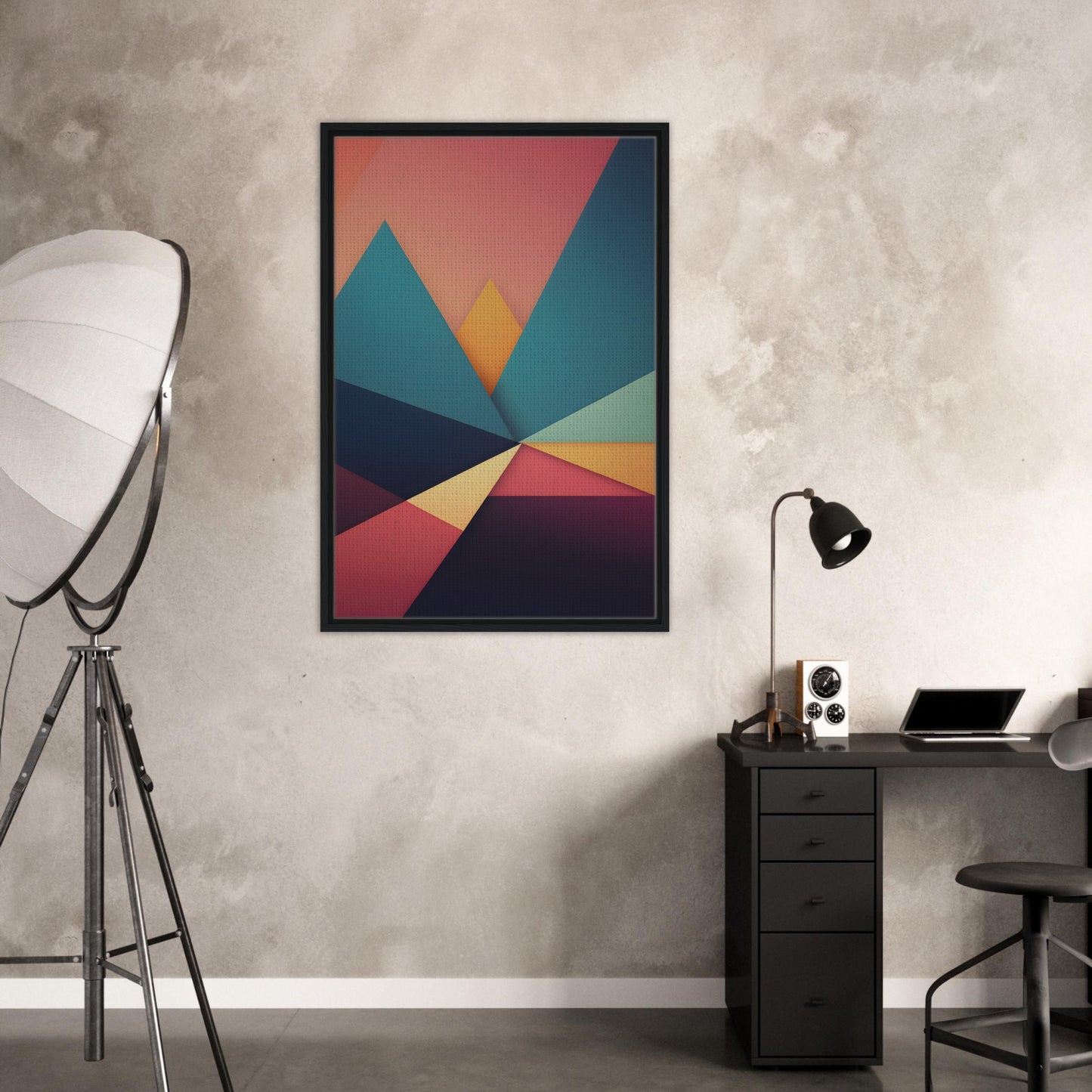 Peaks of Serenity: Stunning Canvas Vertical Wall Art