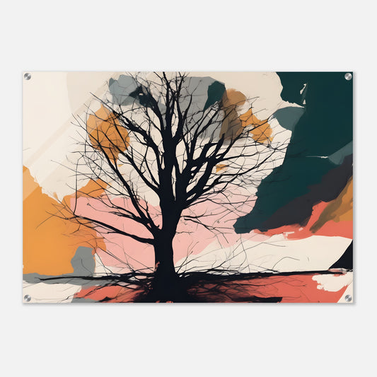 Elysian Tree - Captivating Abstract Acrylic Wall Art