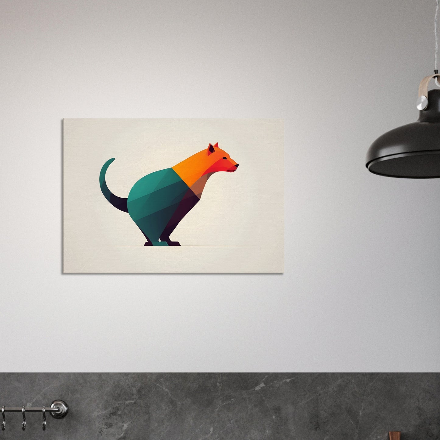 Harmony - Minimalist Abstract Animal Art for Home Decor