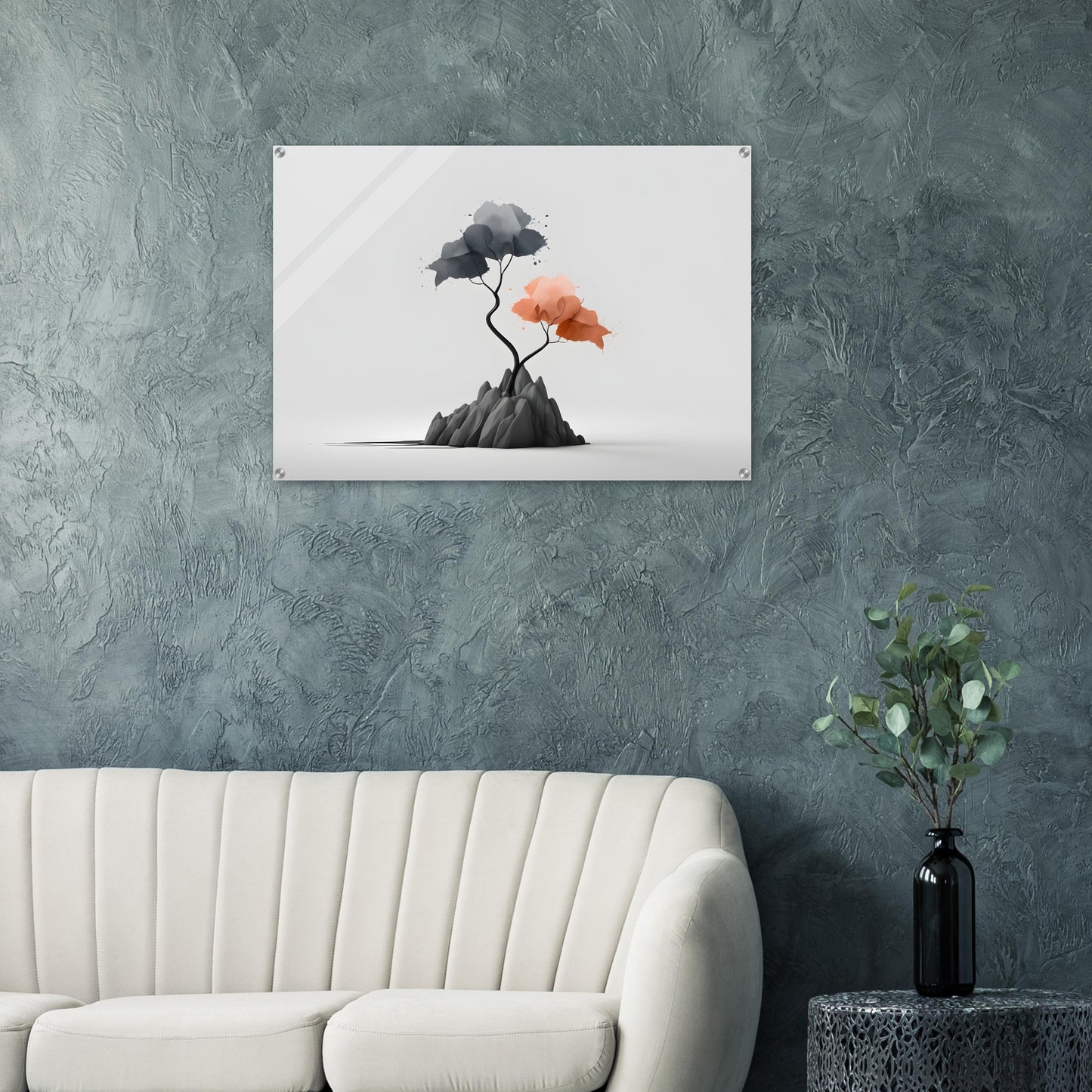 Minimalist Abstract Acrylic Print - Serenity in Nature