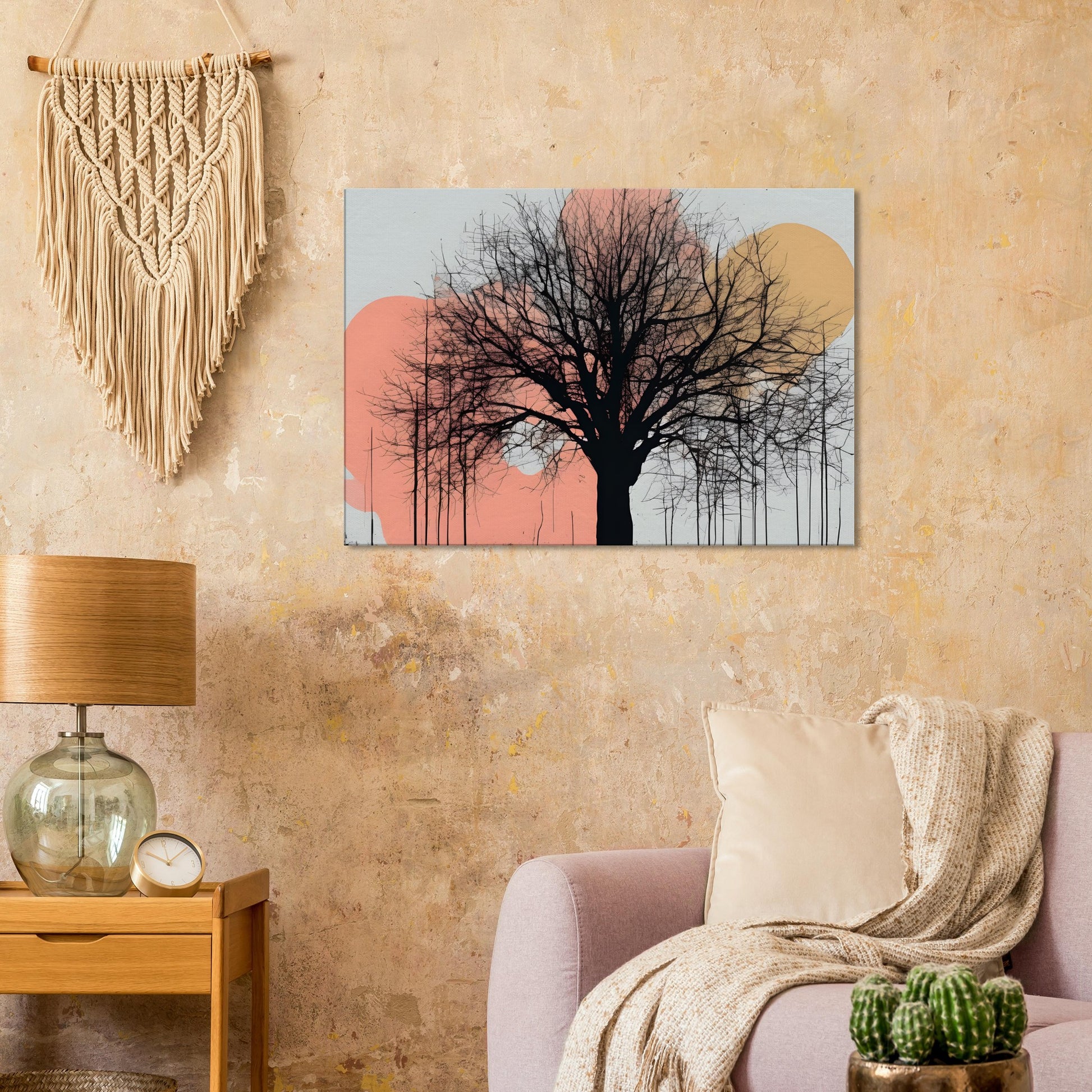 Silhouette Serenity Canvas Print