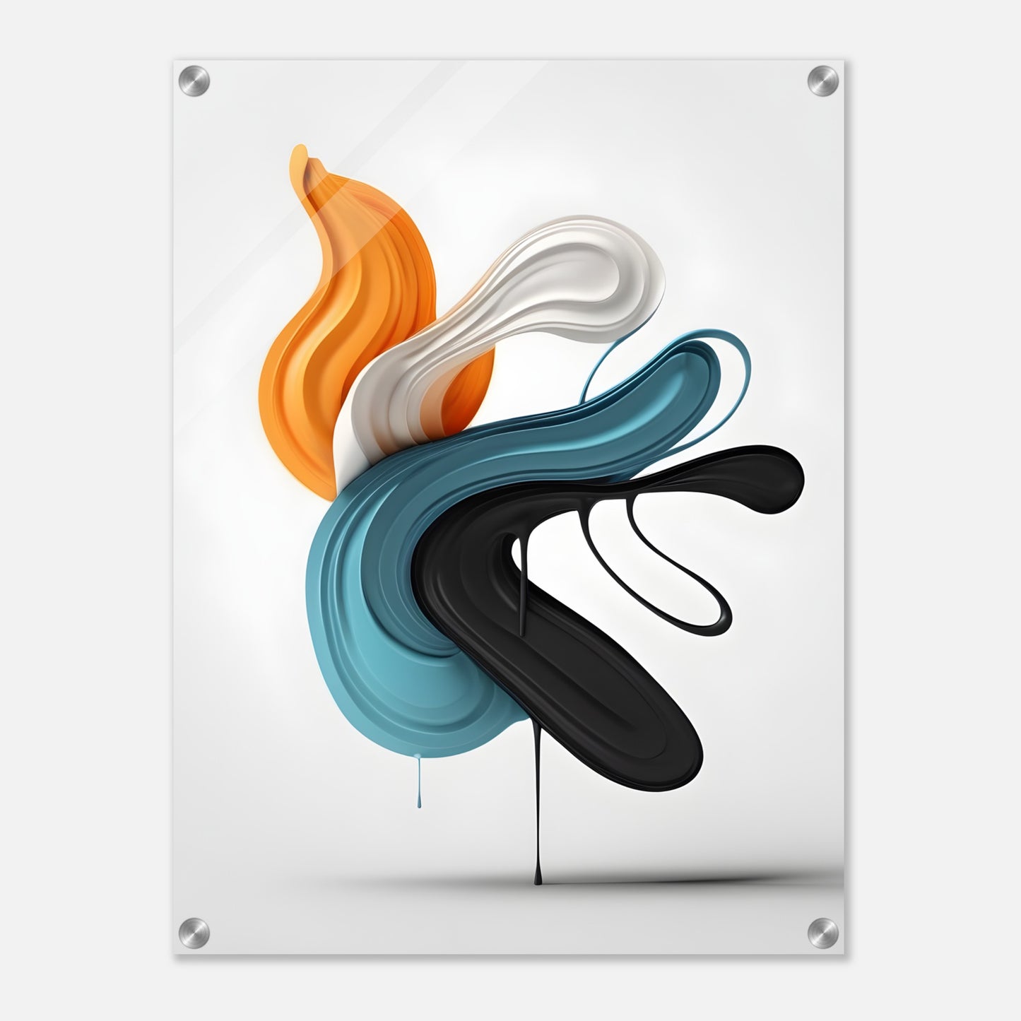 Captivating Acrylic Print: Minimalist Abstract Wall Art Design