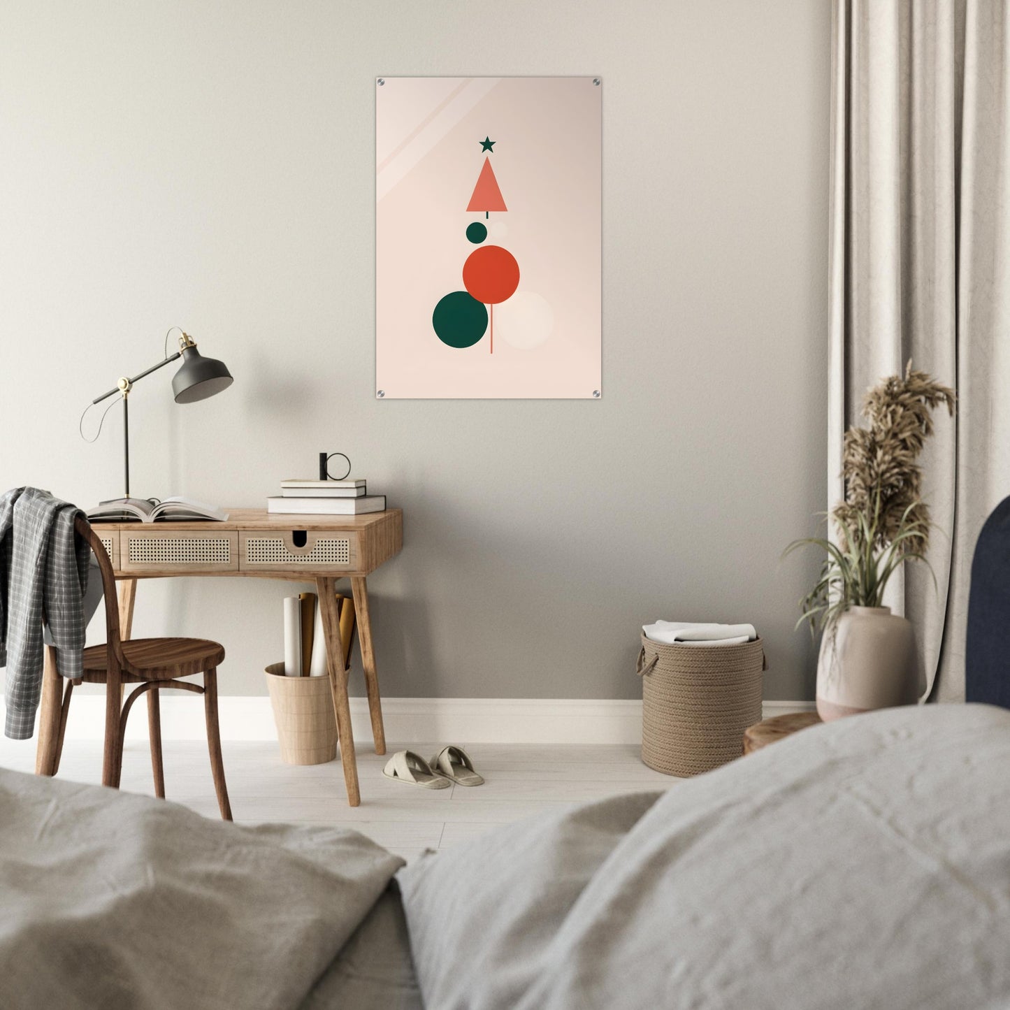 Christmas Dreams - Minimalist Acrylic Print for Wall Art