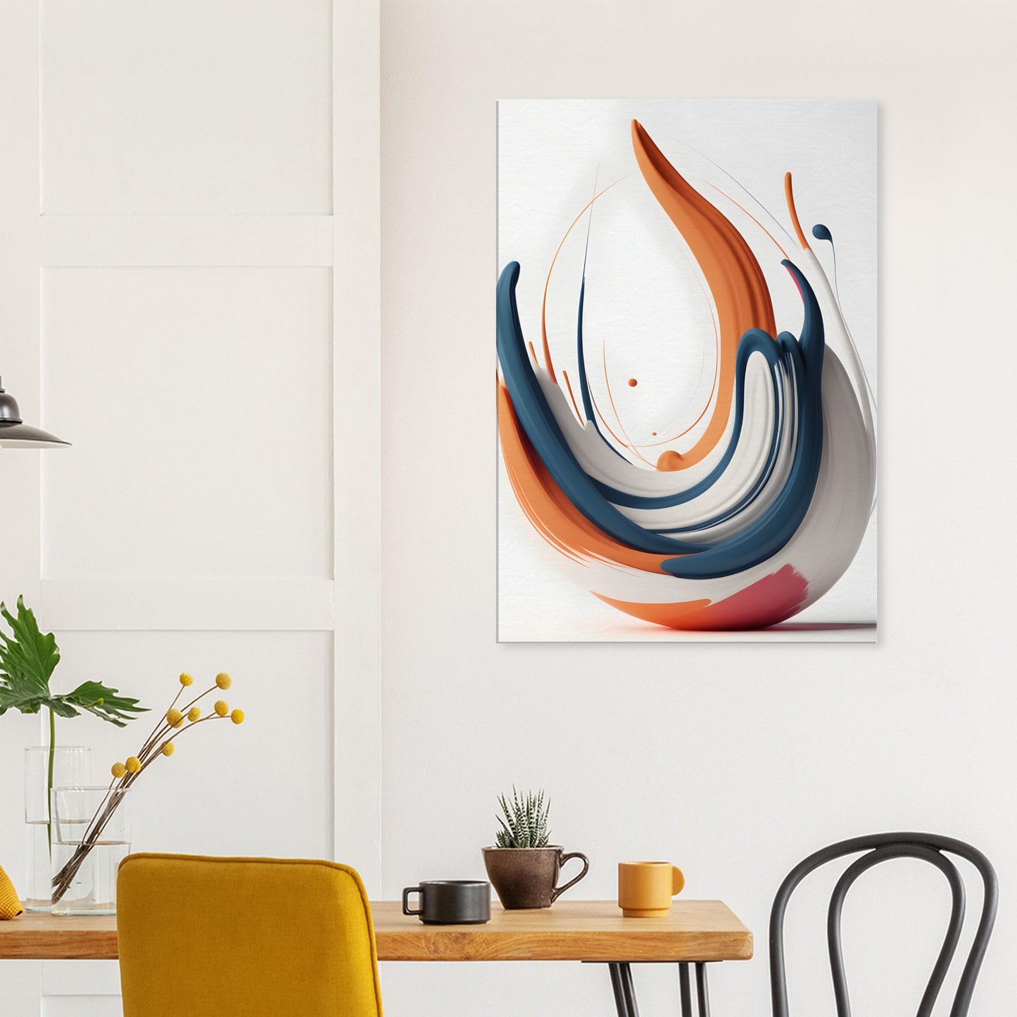 Vibrant Minimalist Abstract Wall Art for Modern Spaces