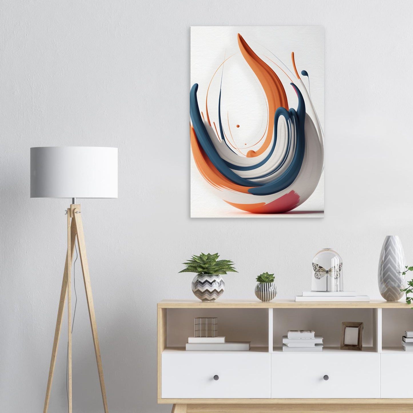 Vibrant Minimalist Abstract Wall Art for Modern Spaces