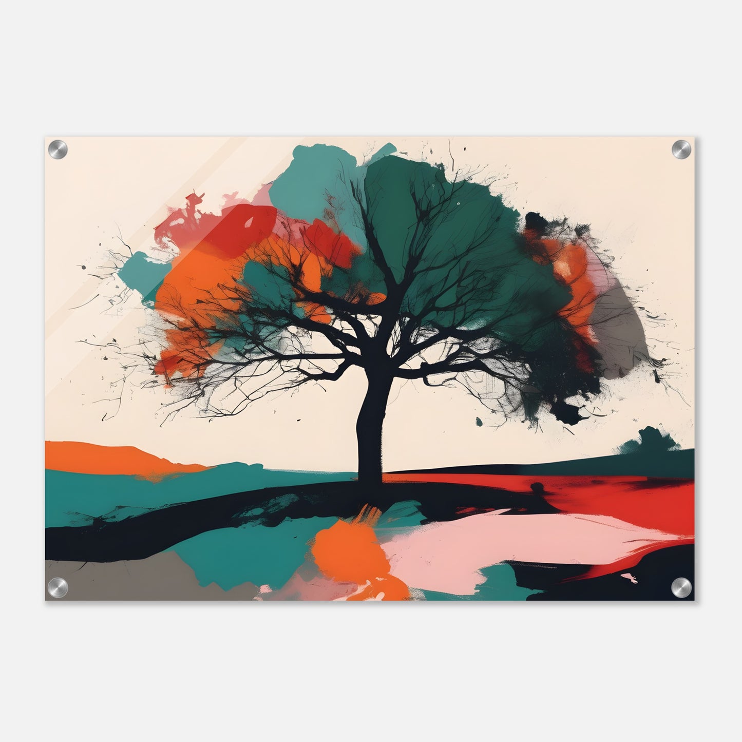 Tree Canvas Art Abstract