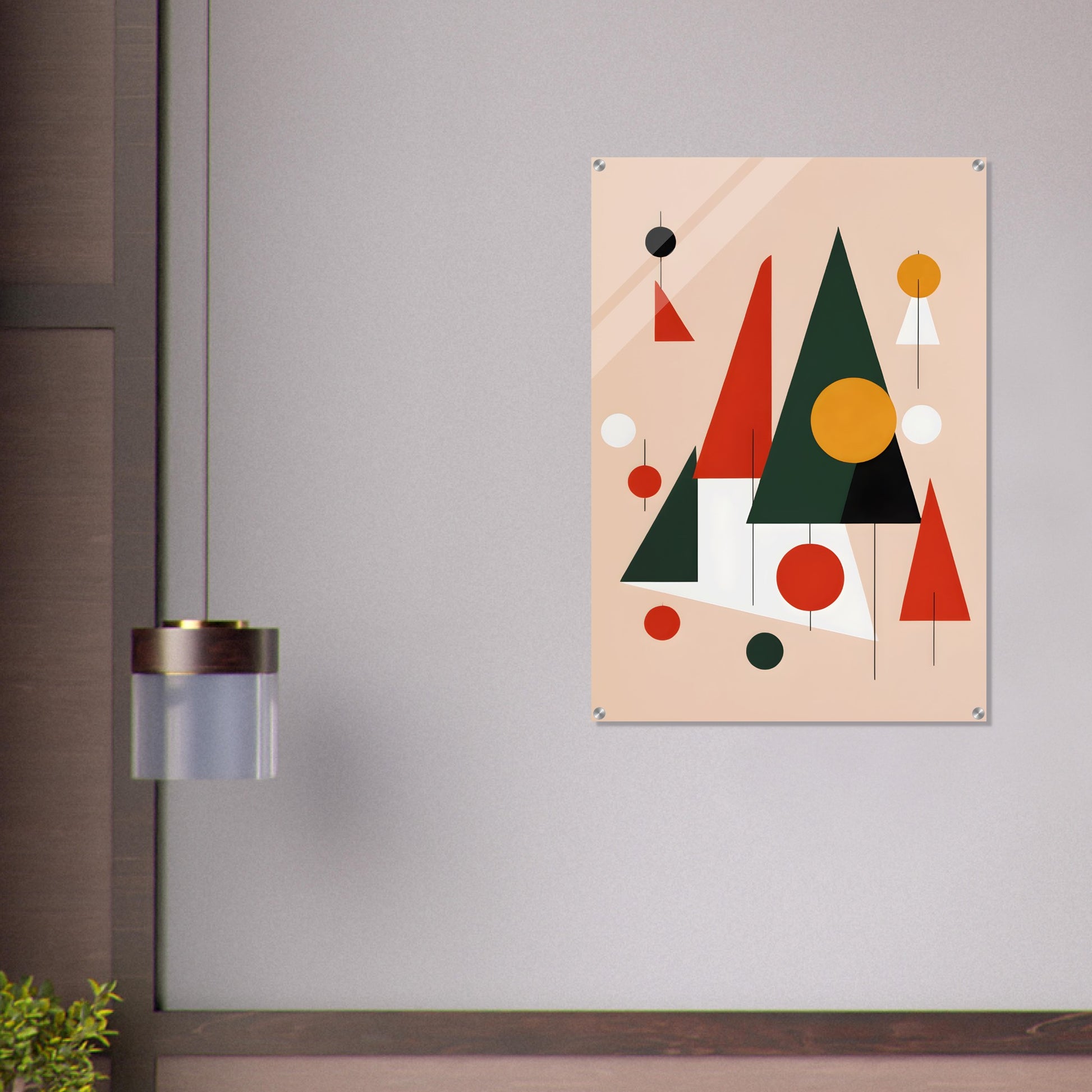 Harmony Trees - Minimalist Abstract Christmas Wall Art