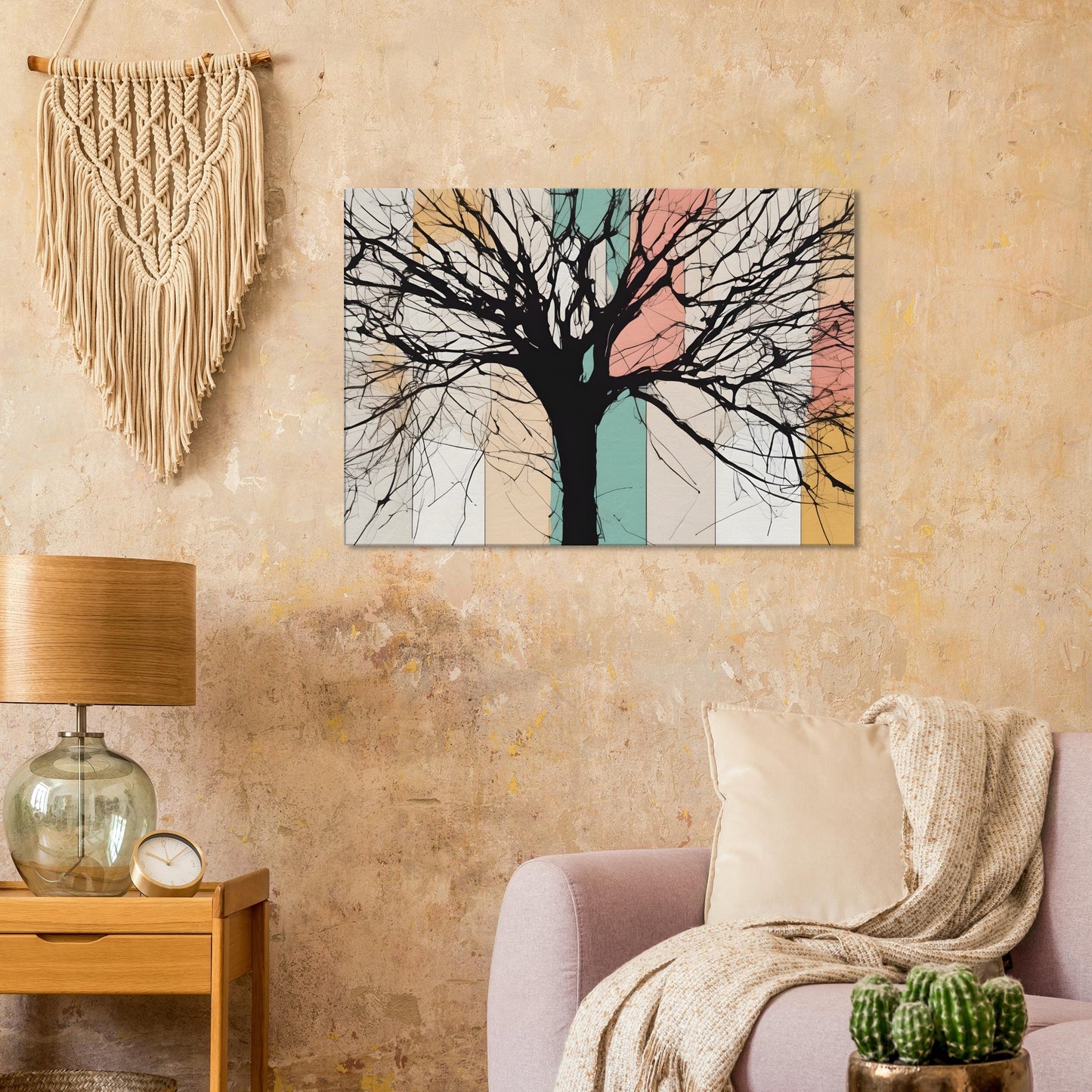 Branches - Minimalist Abstract Tree Canvas Art