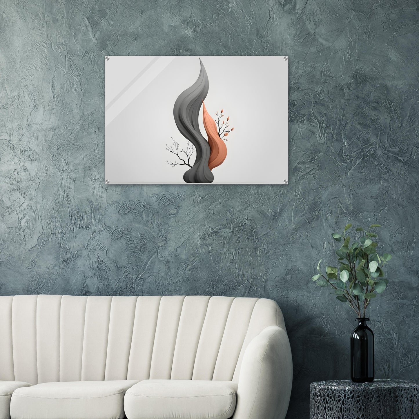 Minimalist Abstract Acrylic Print for Modern Home Decor