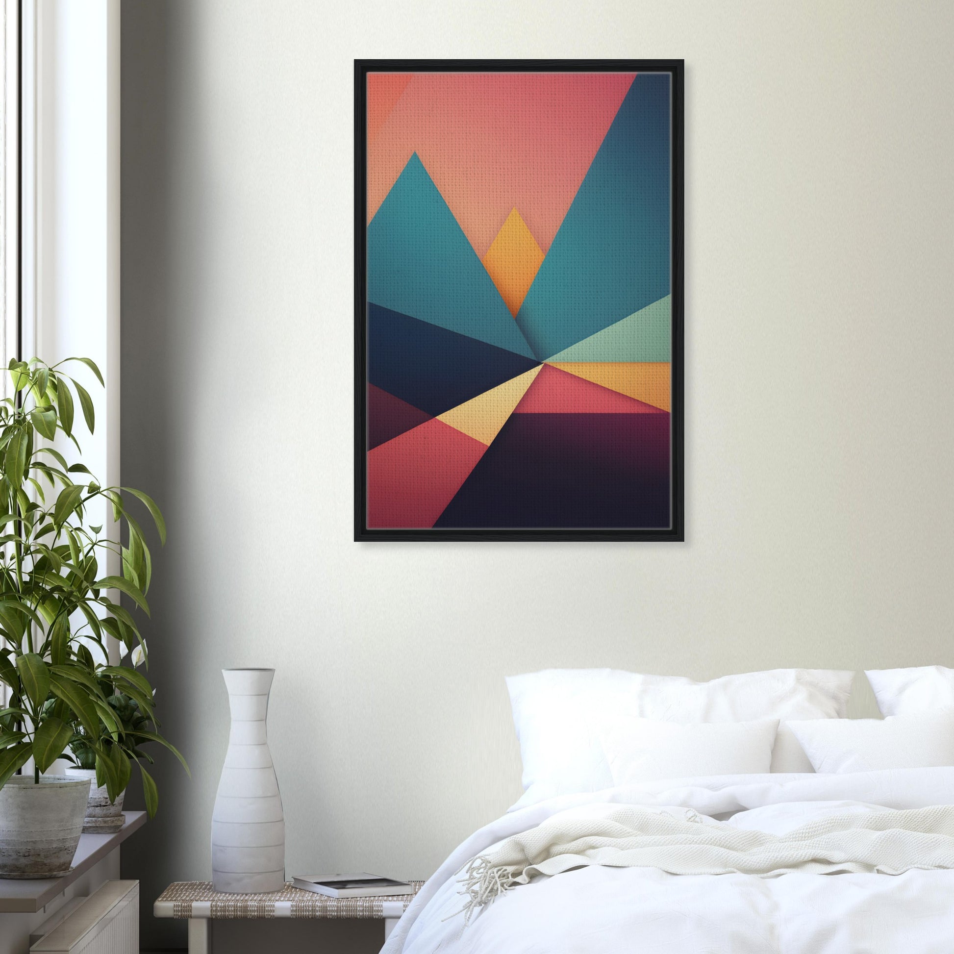 Peaks of Serenity: Stunning Canvas Vertical Wall Art