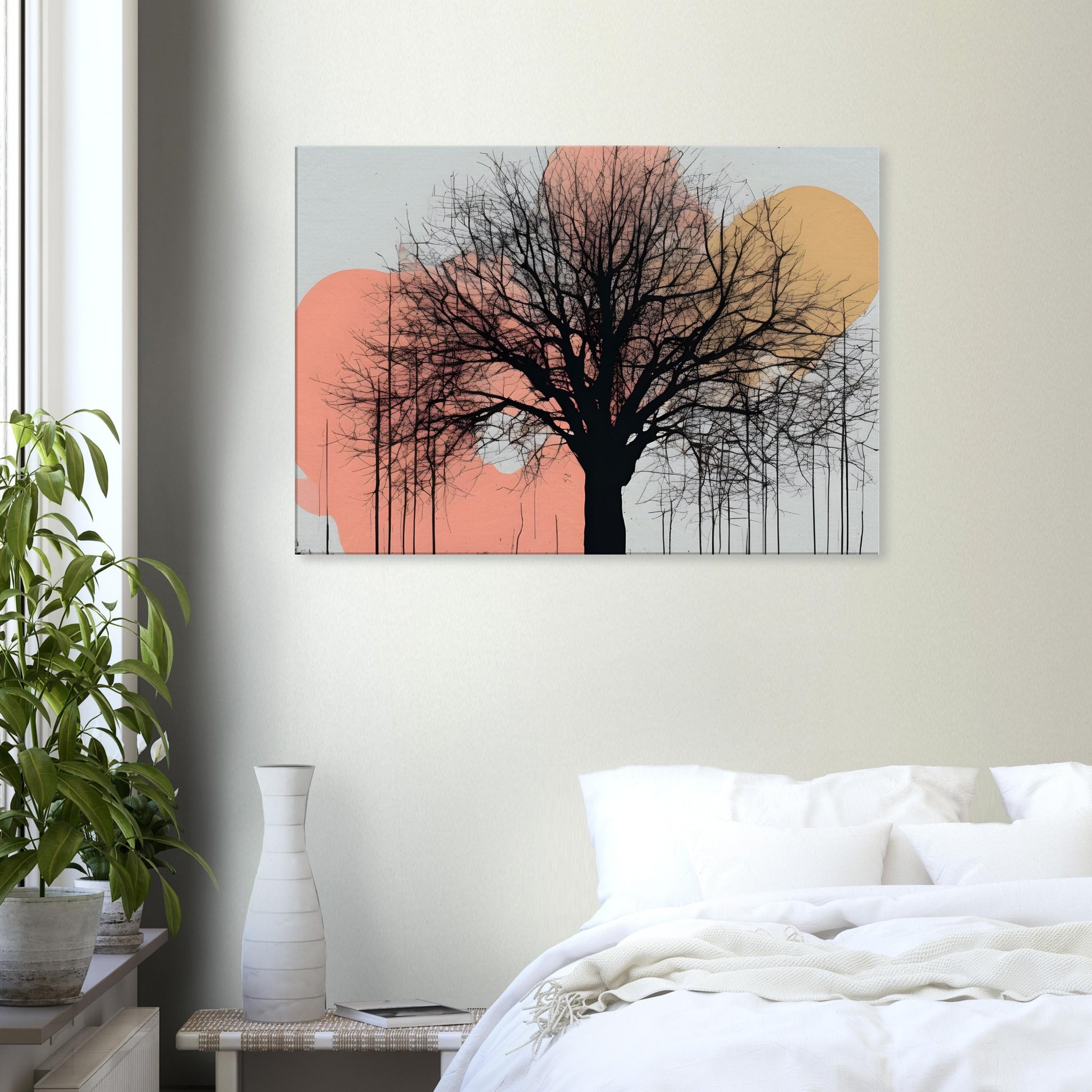 Silhouette Serenity Canvas Print