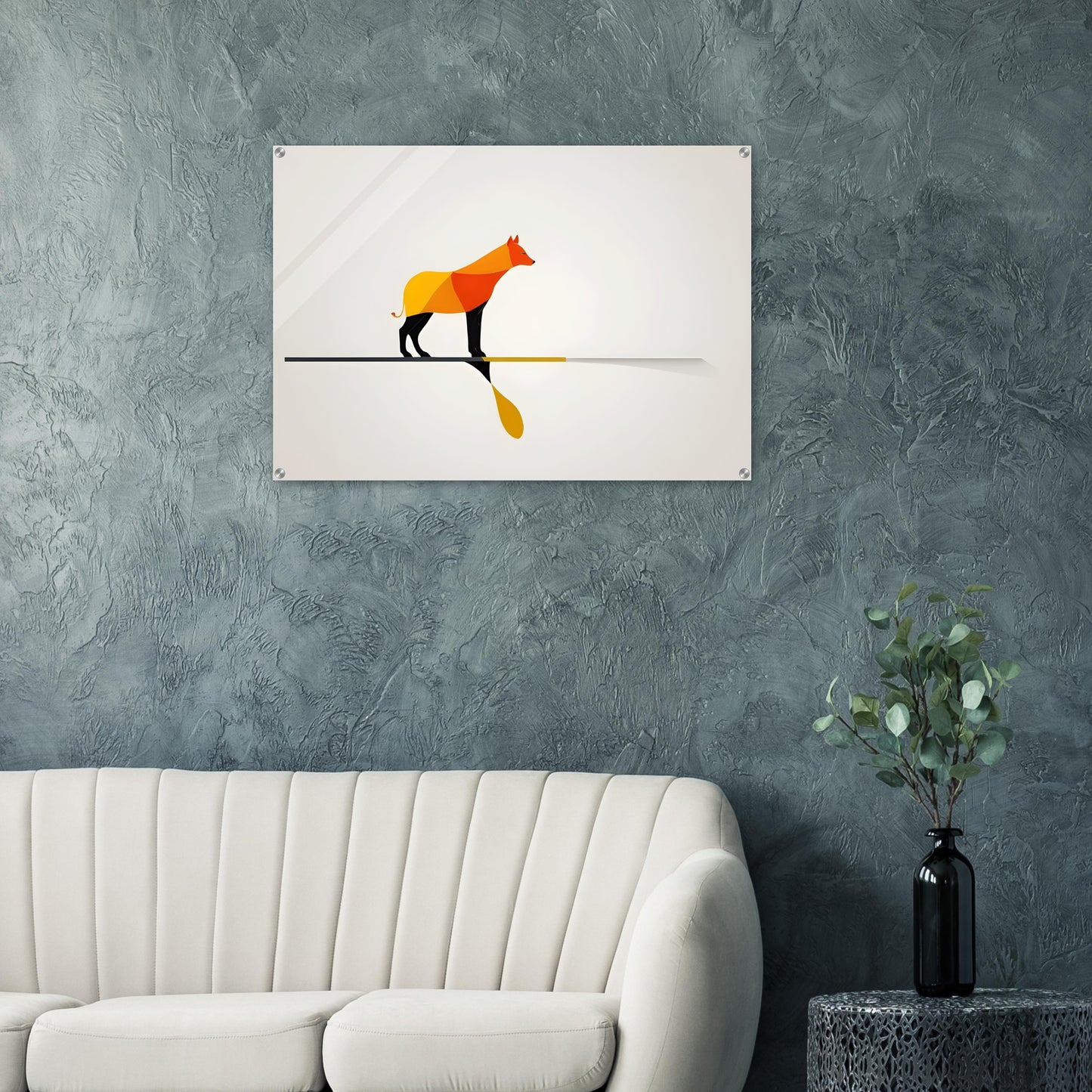 Harmony - Minimalist Abstract Dog Art for Modern Spaces