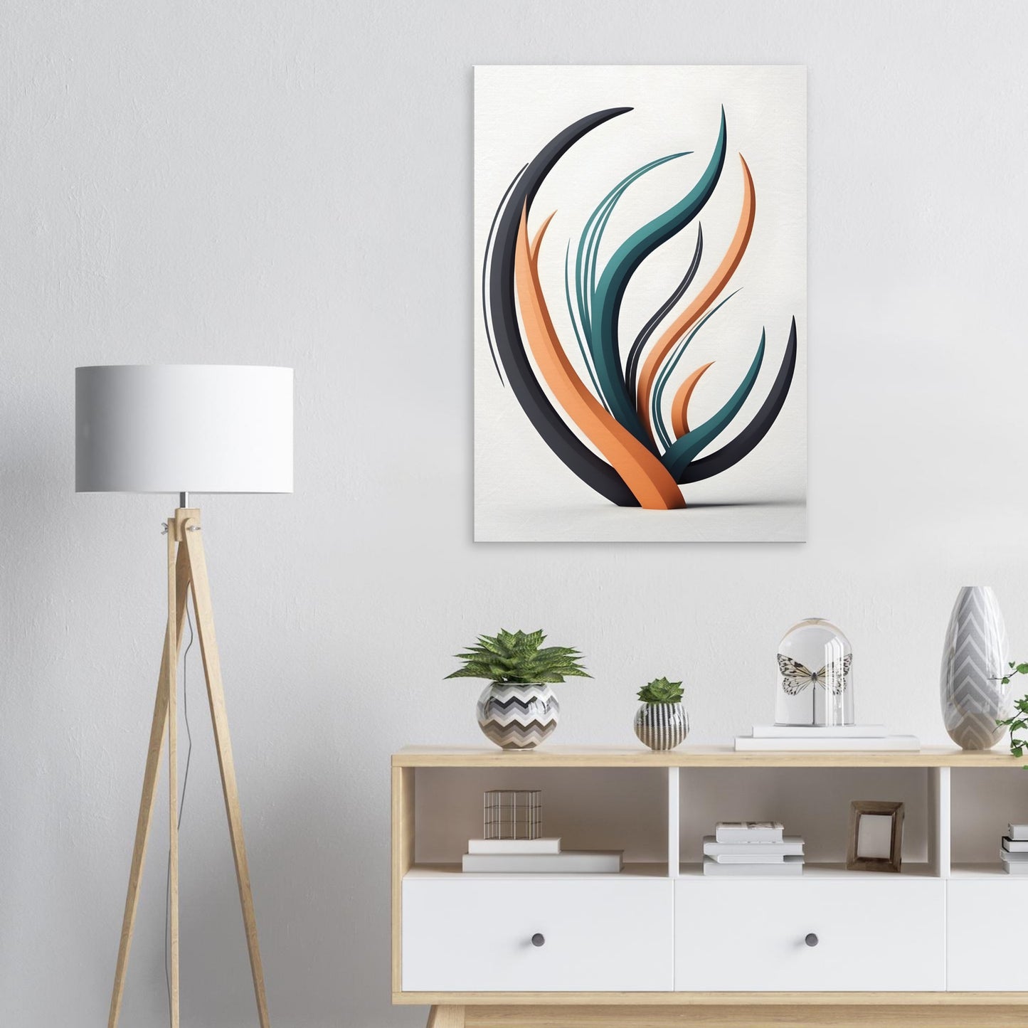 Stunning Minimalist Abstract Wall Art for Modern Spaces