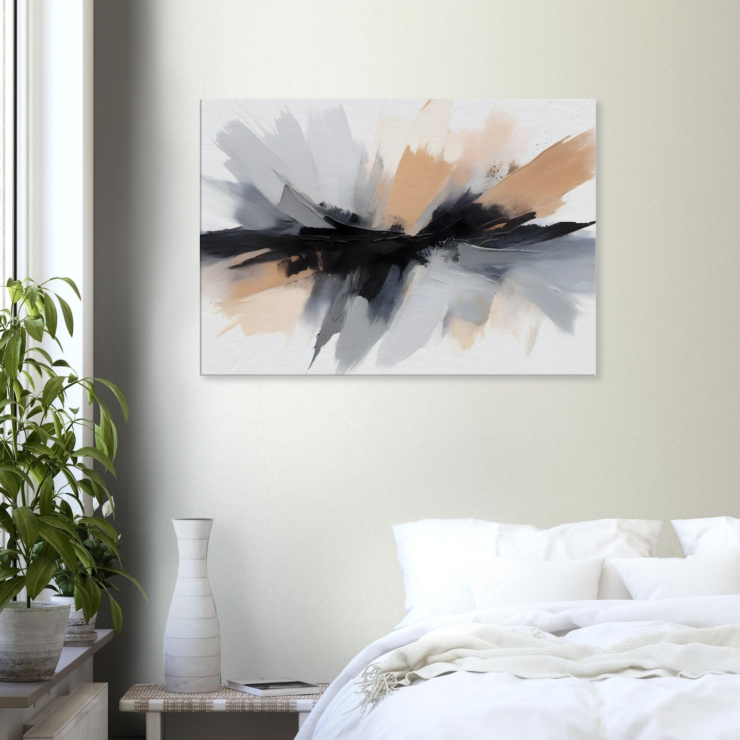 Elegant Euphoria: Abstract Minimalist Canvas Art