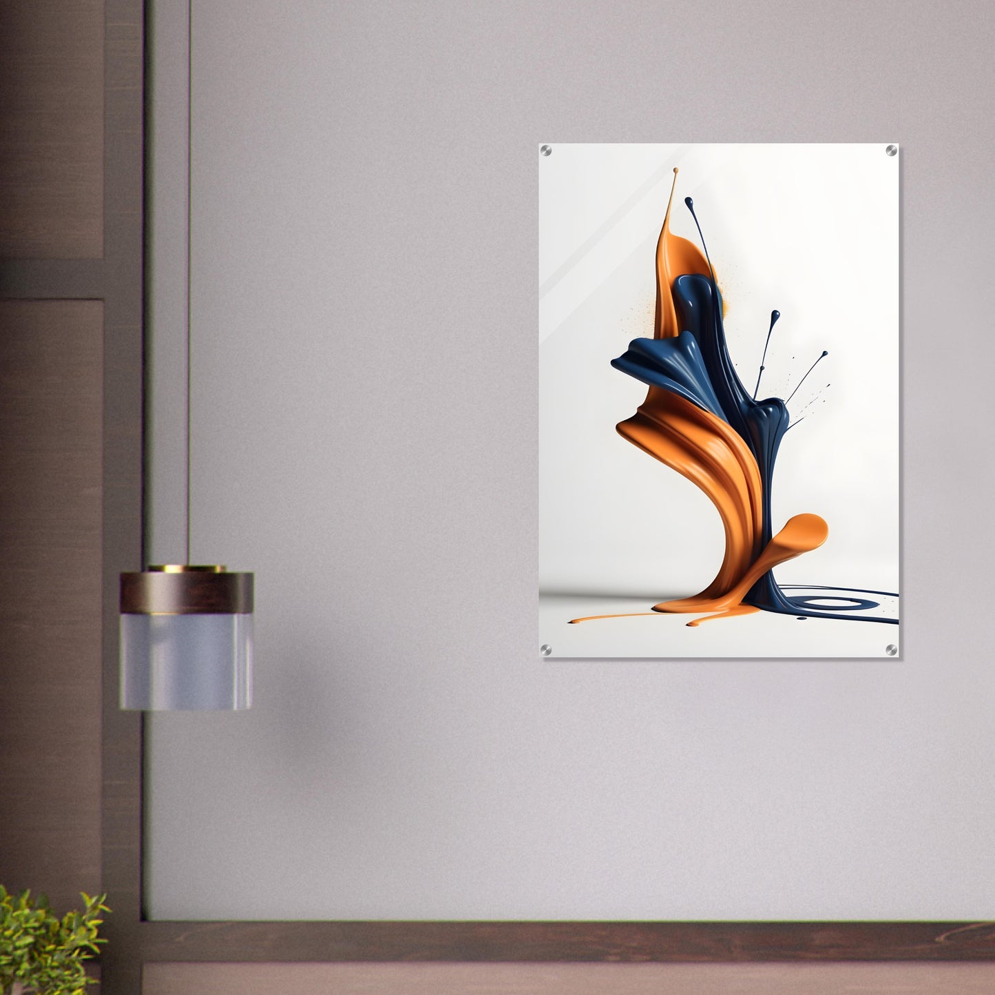 Elevate Your Space with Vibrant Acrylic Abstract Wall Art