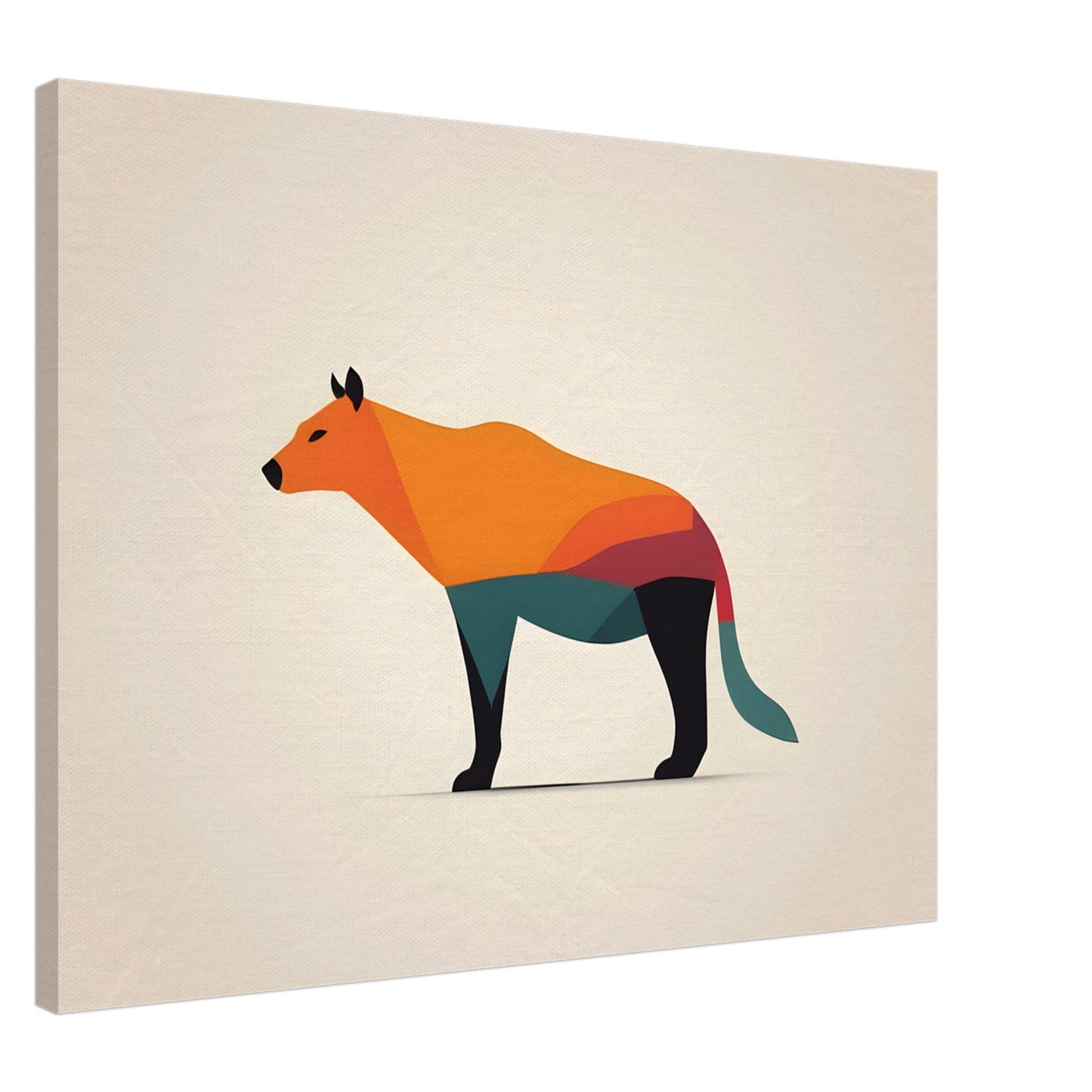 Harmony - Vibrant Abstract Animal Canvas Art