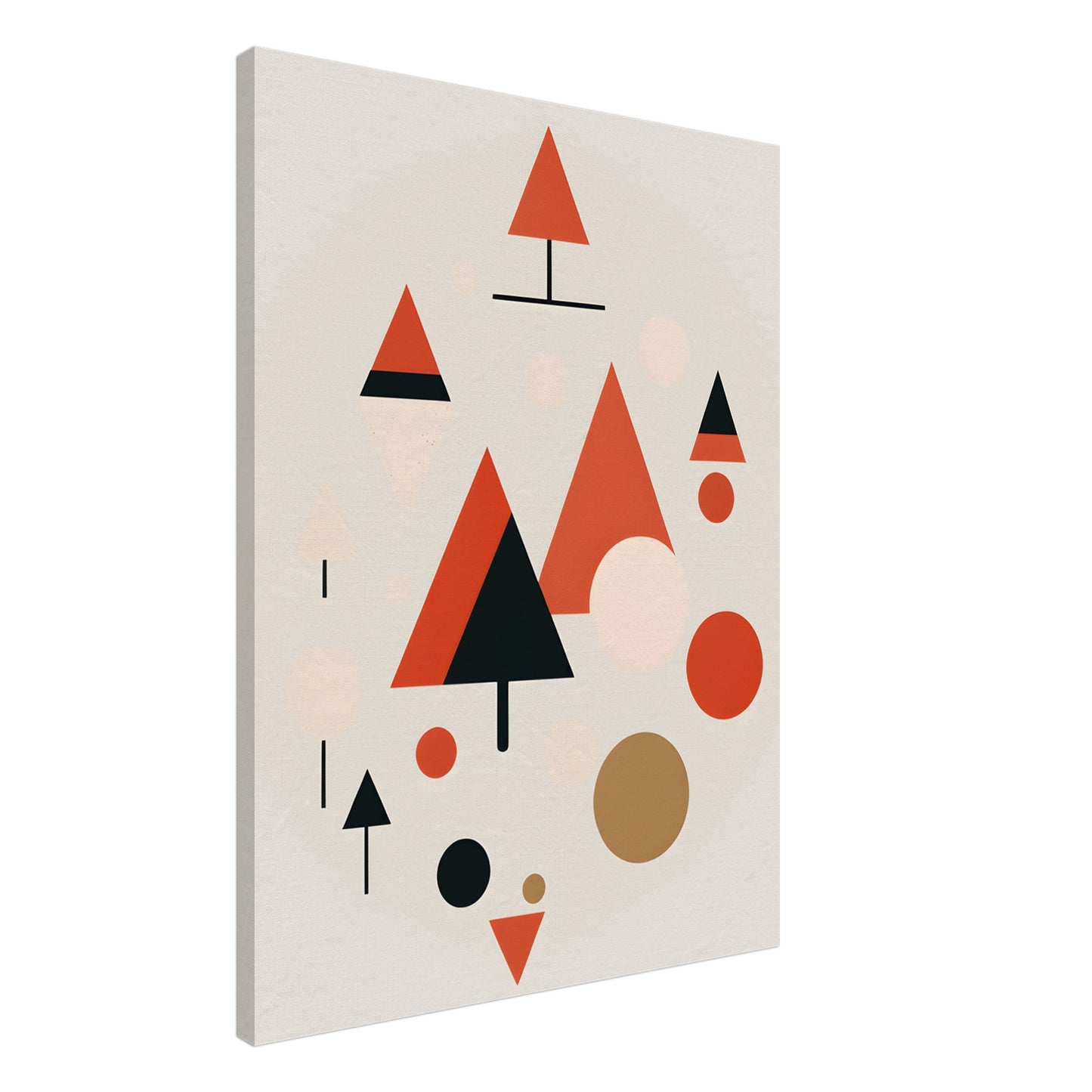 Minimalist Christmas Trees - Abstract Wall Art