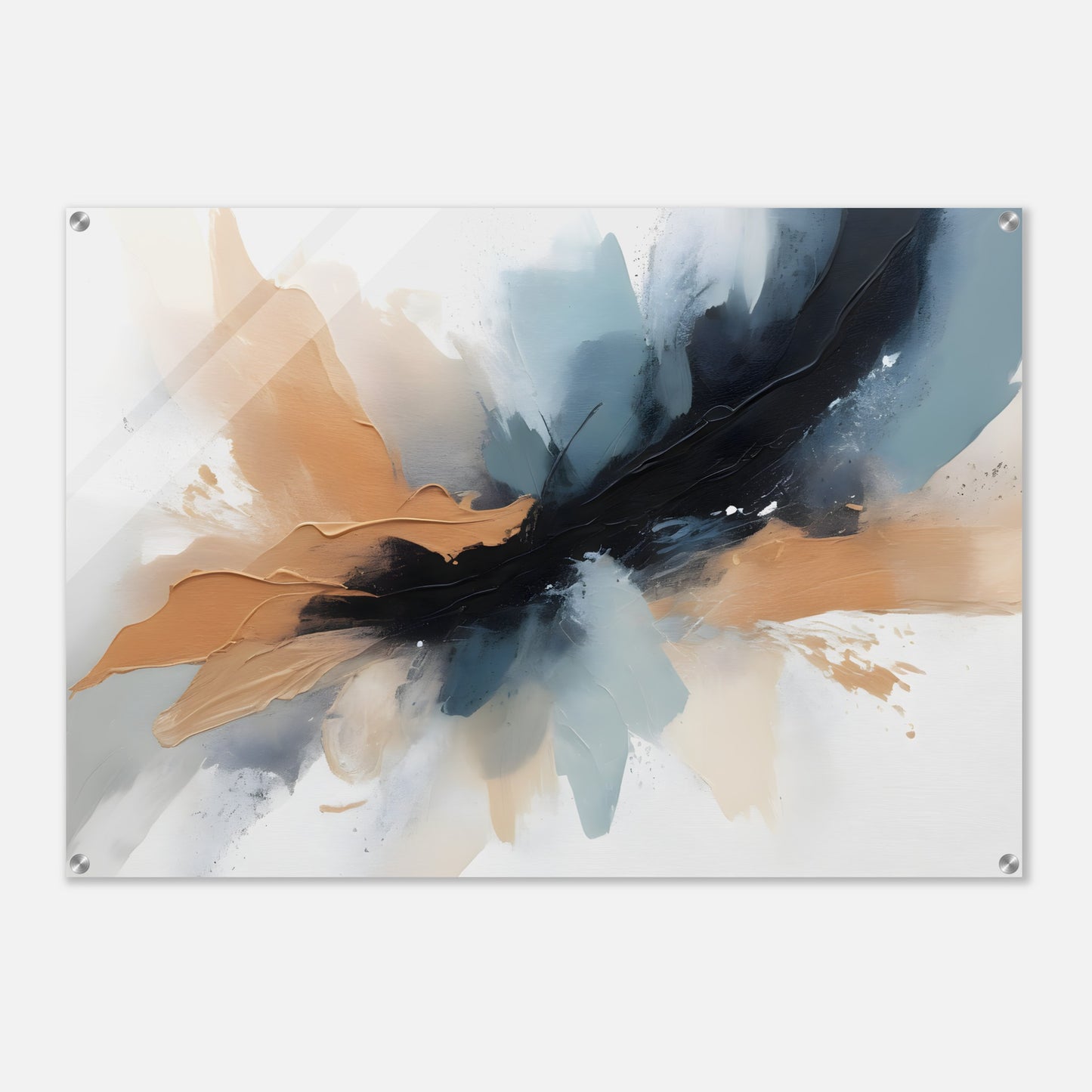 Captivating Splendor: Minimalist Abstract Acrylic Art