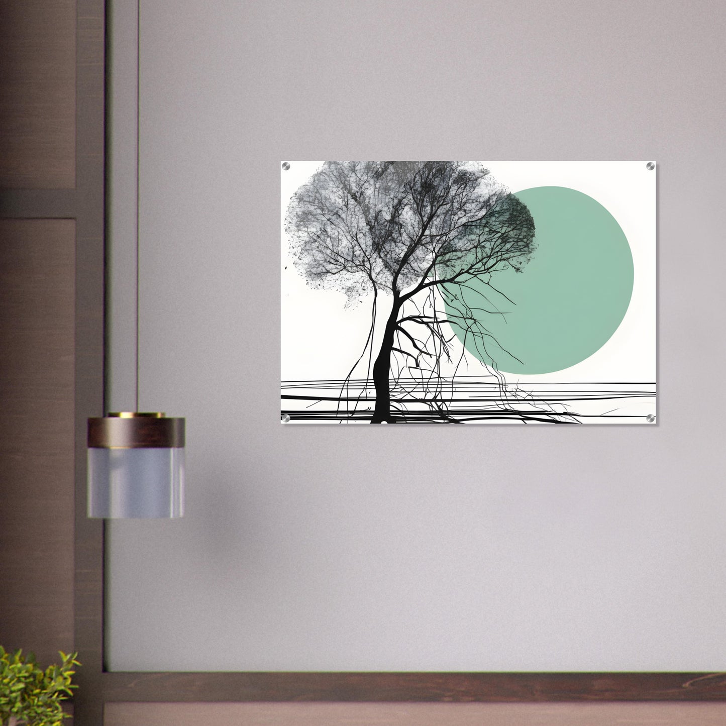 Tree Essence - Minimalist Abstract Acrylic Print