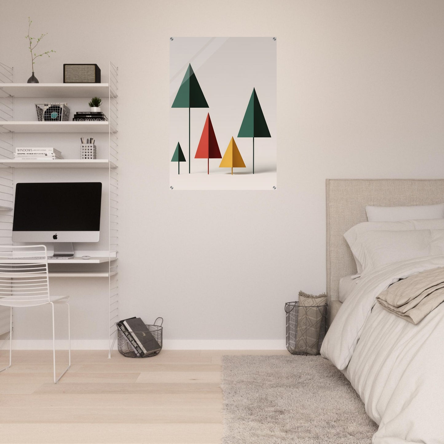 Christmas Trees - Minimalist Acrylic Wall Art