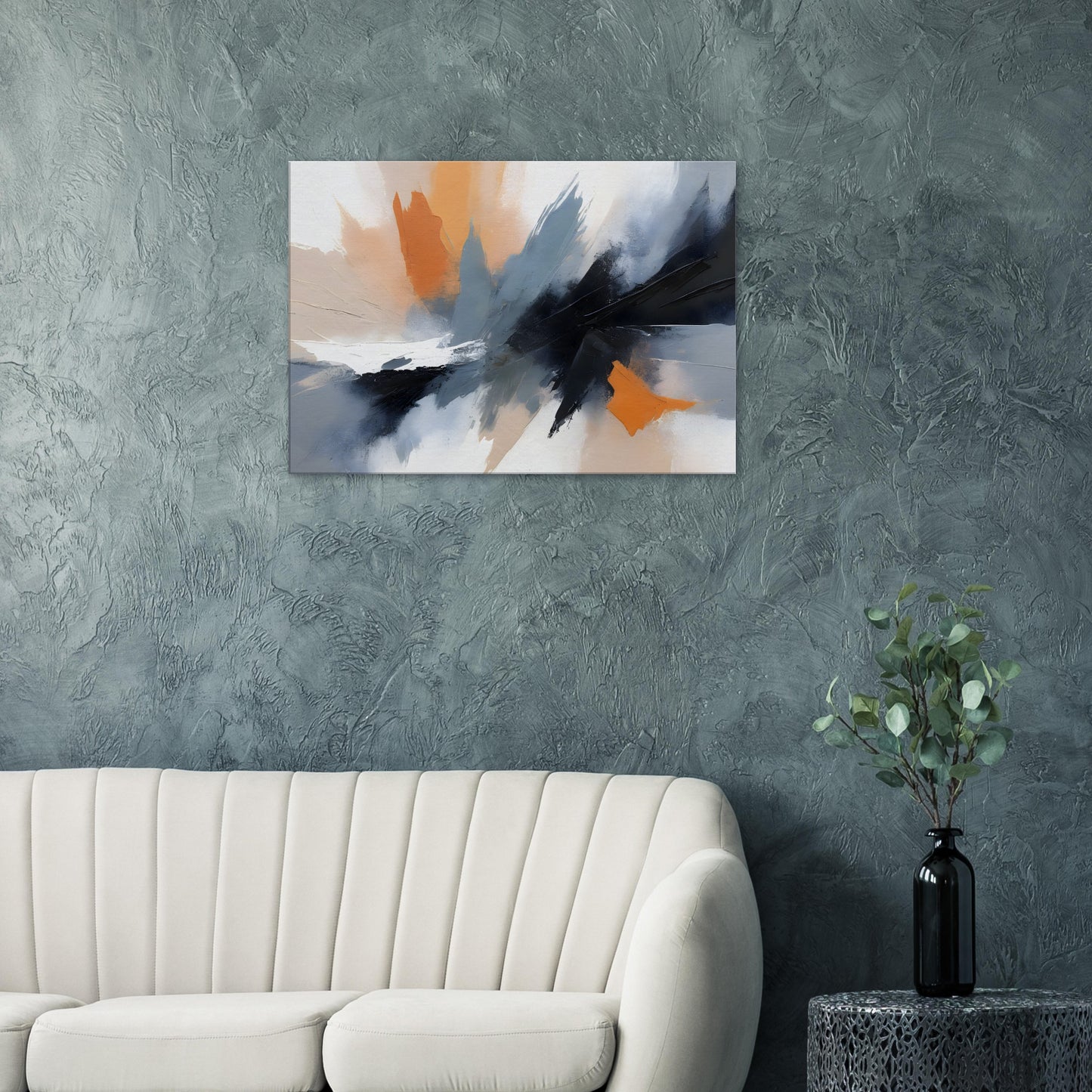 Majestic Serenity: Abstract Minimalist Wall Art