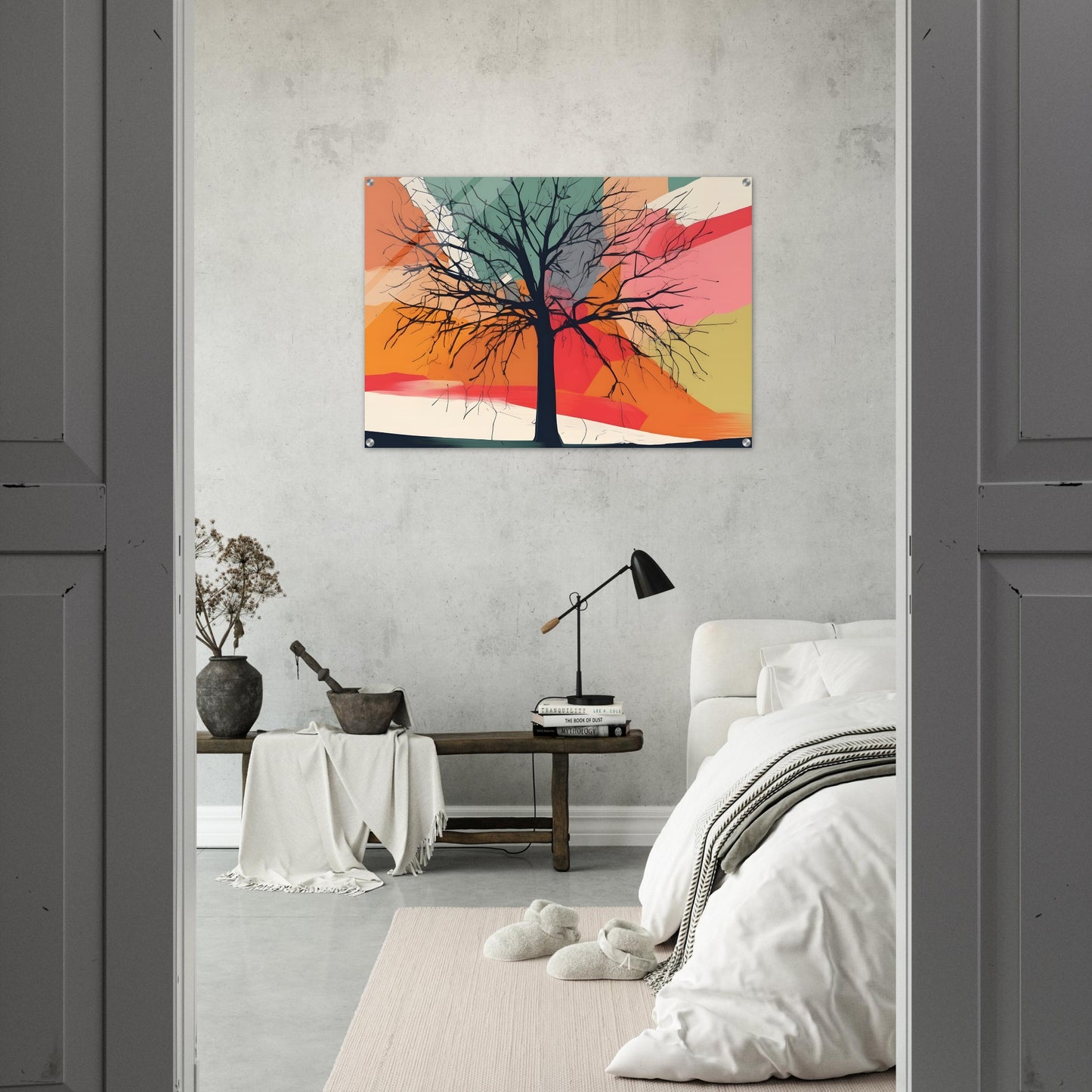 Ethereal Tree - A Minimalist Abstract Wall Art Print