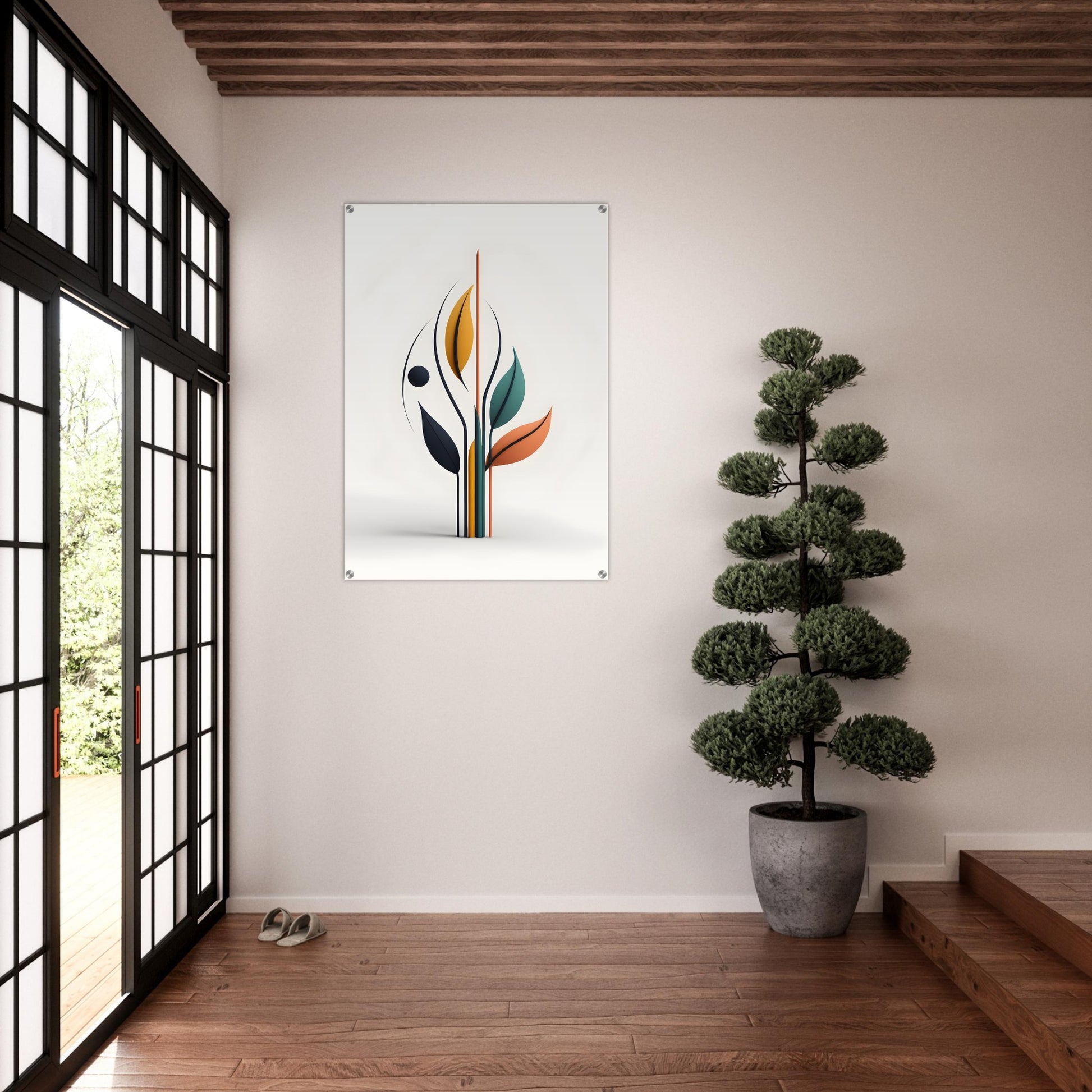 Minimalist Abstract Acrylic Print – Artistic Wall Décor