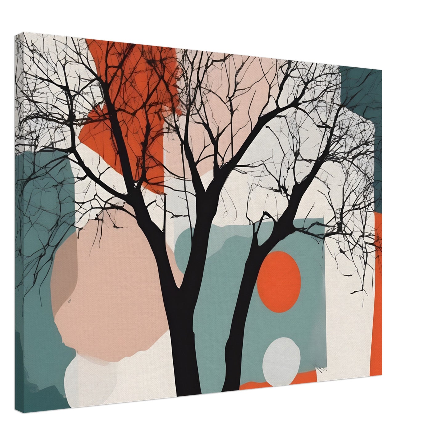 Whisper Trees Minimalist Abstract Wall Art