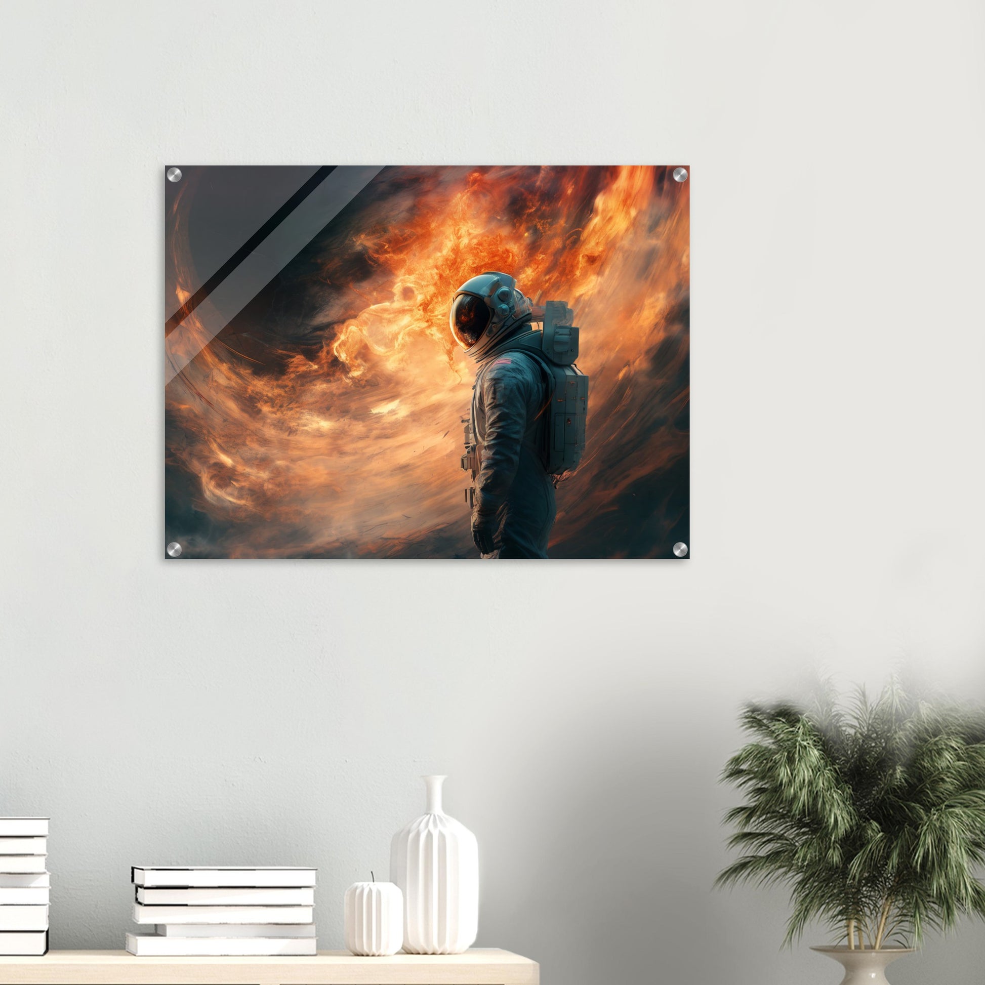 Acrylic print, plexiglass, wall art,Beyond the Flame