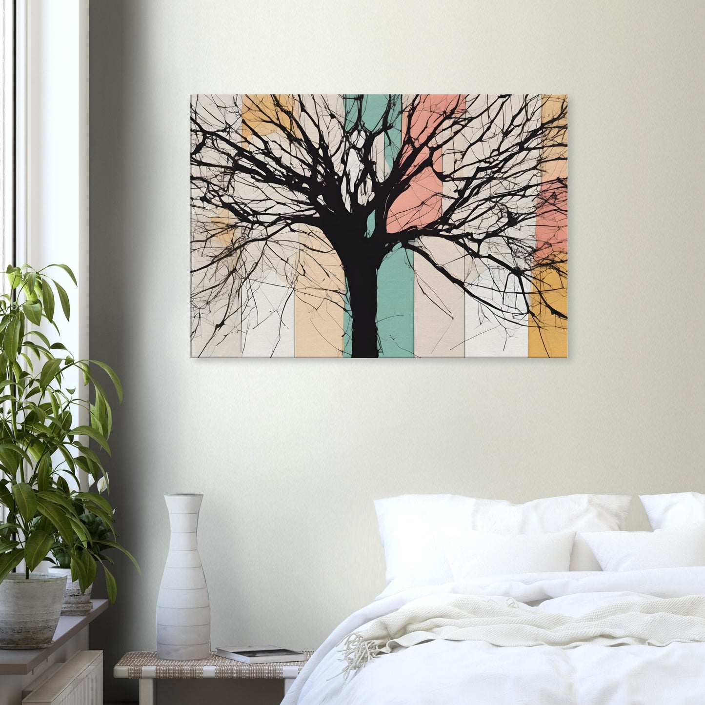 Branches - Minimalist Abstract Tree Canvas Art