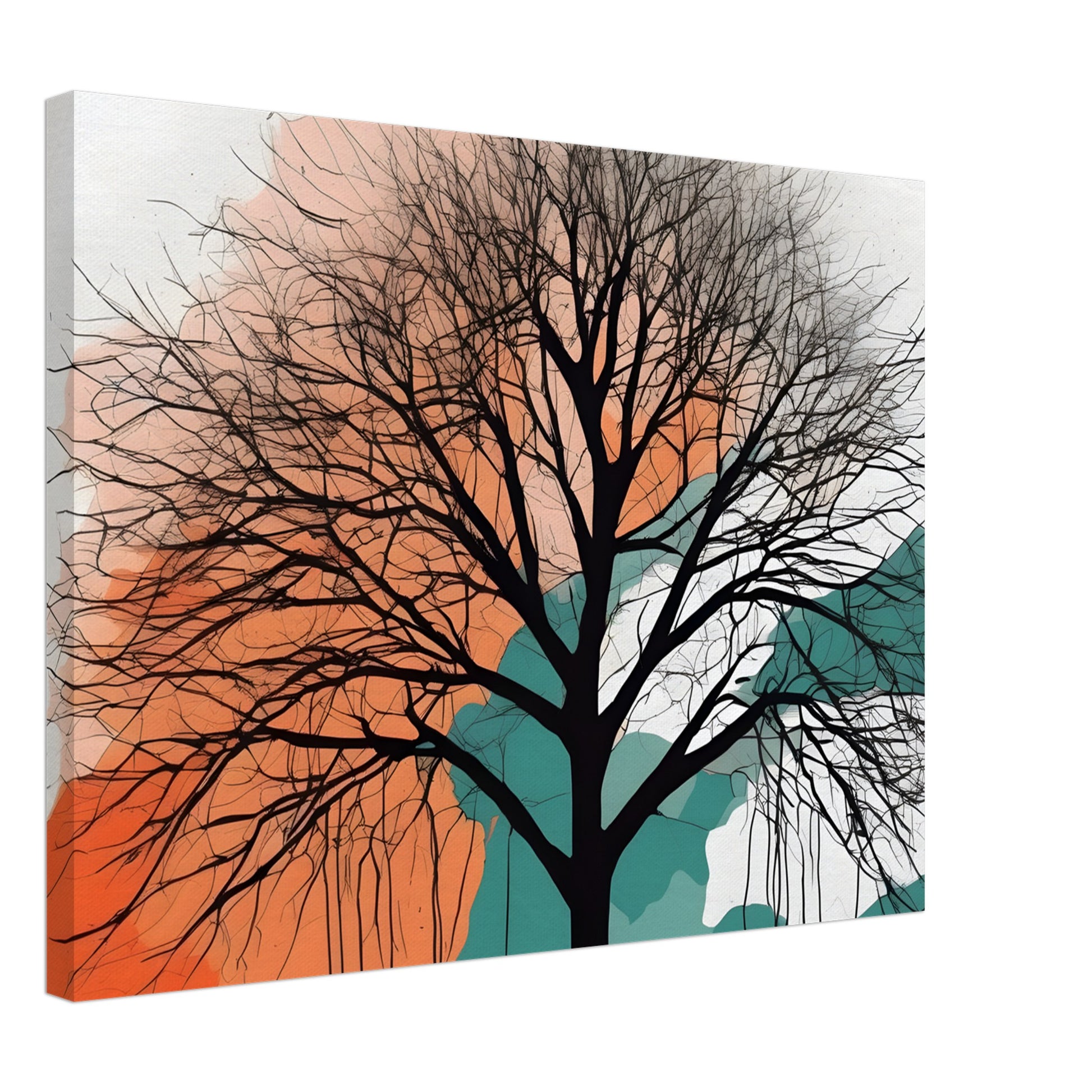 Whispering Tree - Minimalist Abstract Wall Art for Home