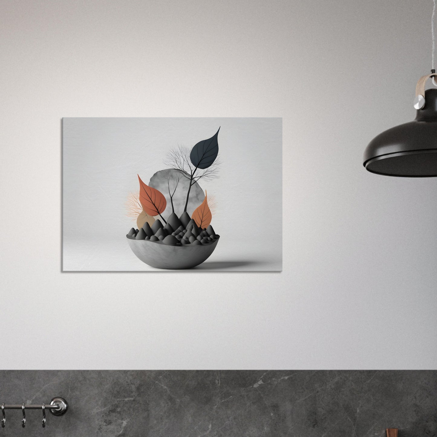 Modern Minimalist Abstract Wall Art Print for Home Decor