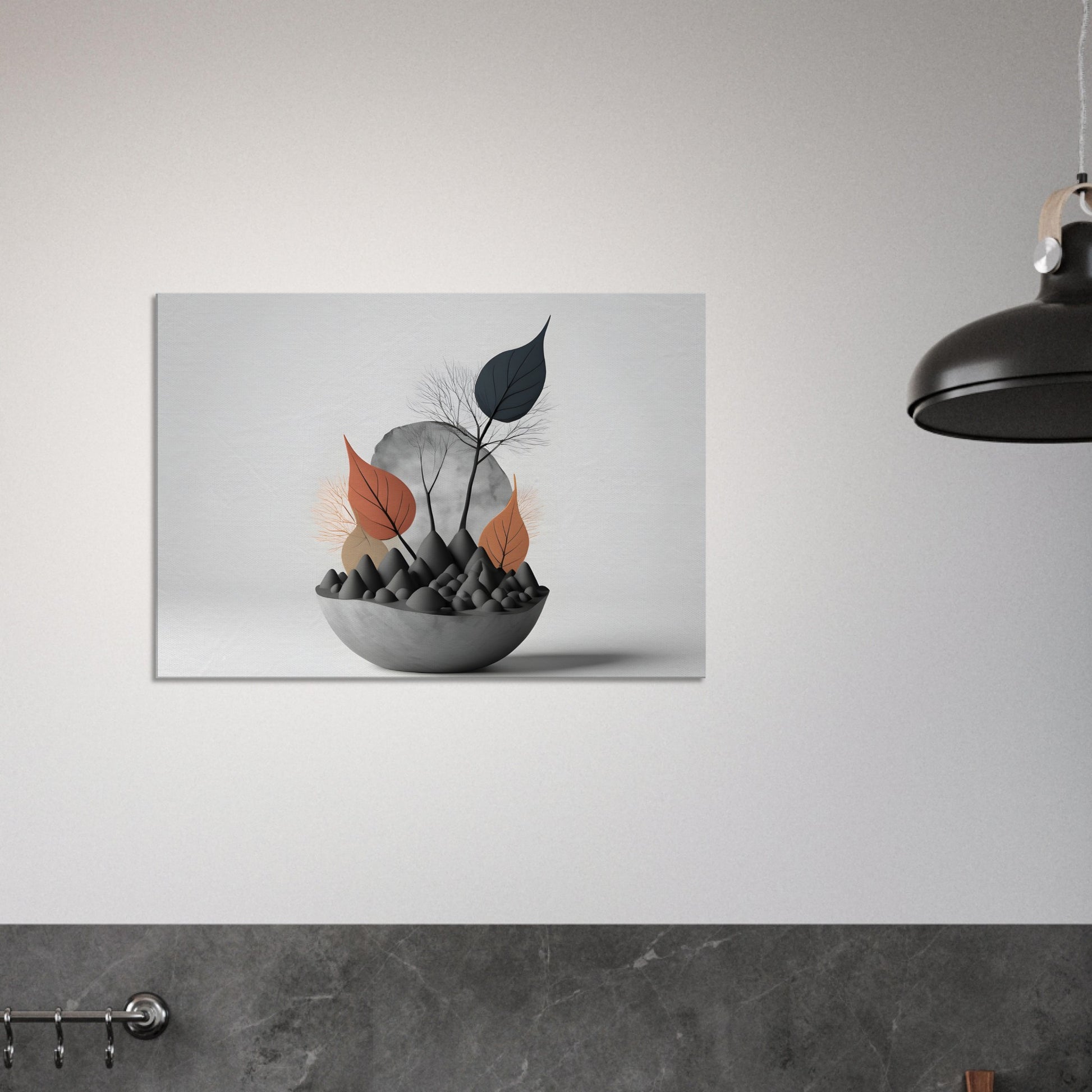 Modern Minimalist Abstract Wall Art Print for Home Decor