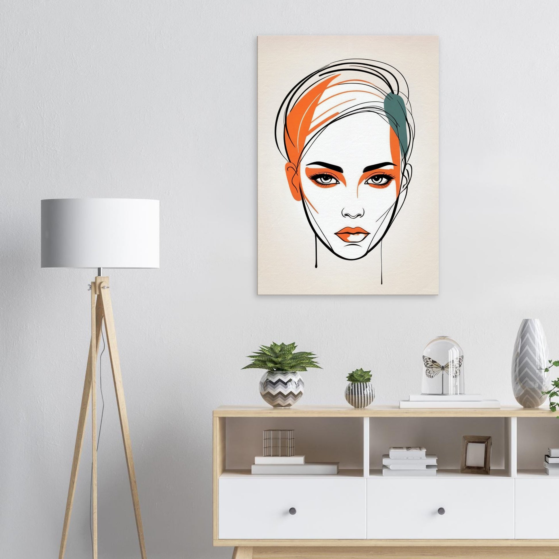 Elegance Unveiled - Minimalist Abstract Art for Modern Spaces