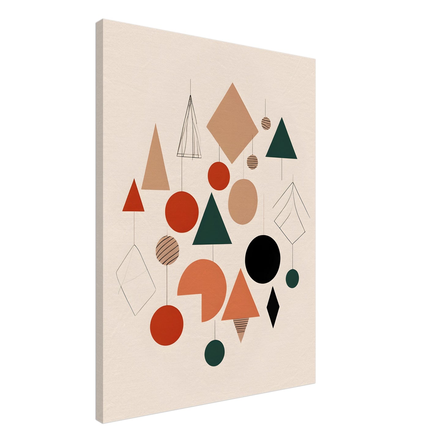 Pine Tree Dreams - Abstract Christmas Wall Art