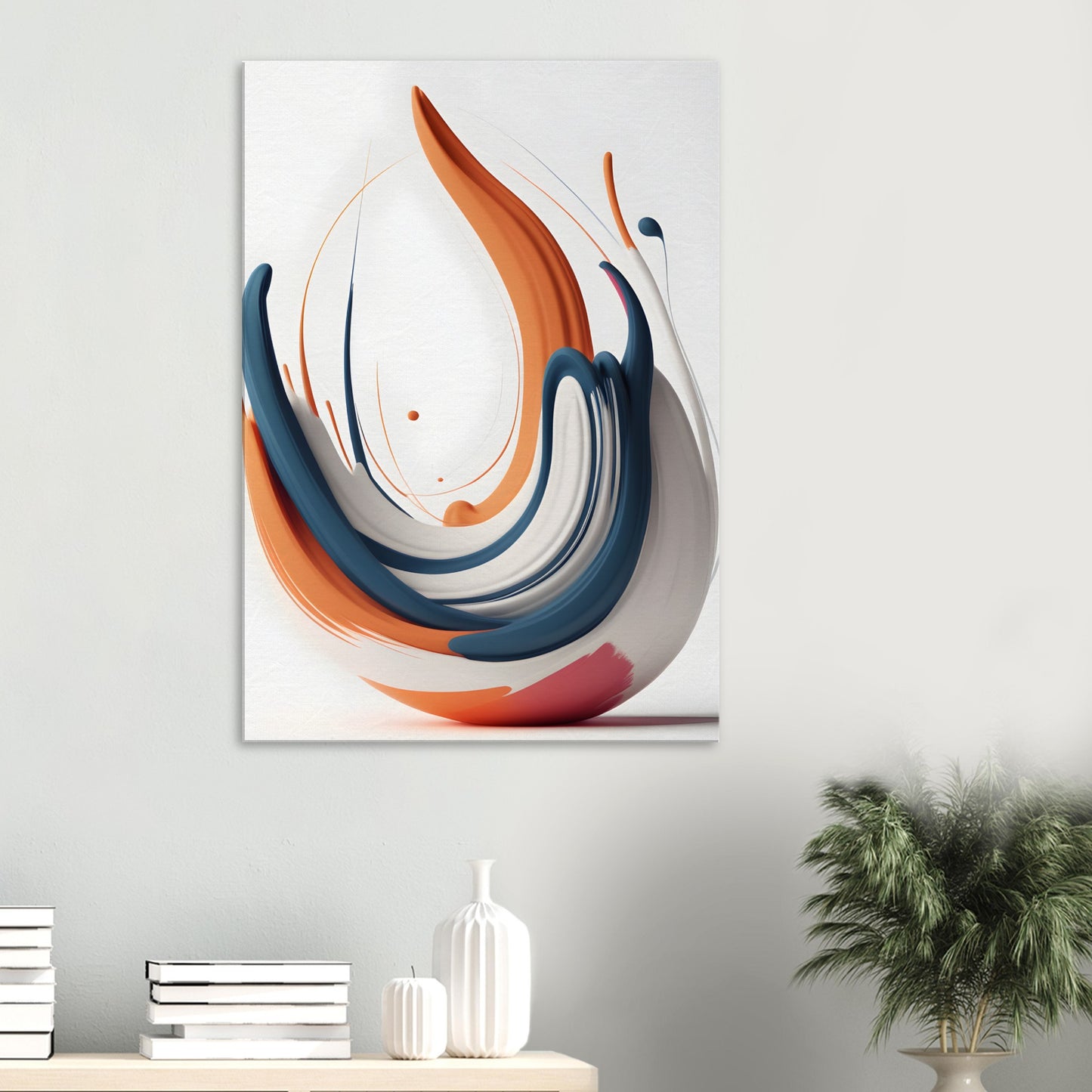 Vibrant Minimalist Abstract Wall Art for Modern Spaces