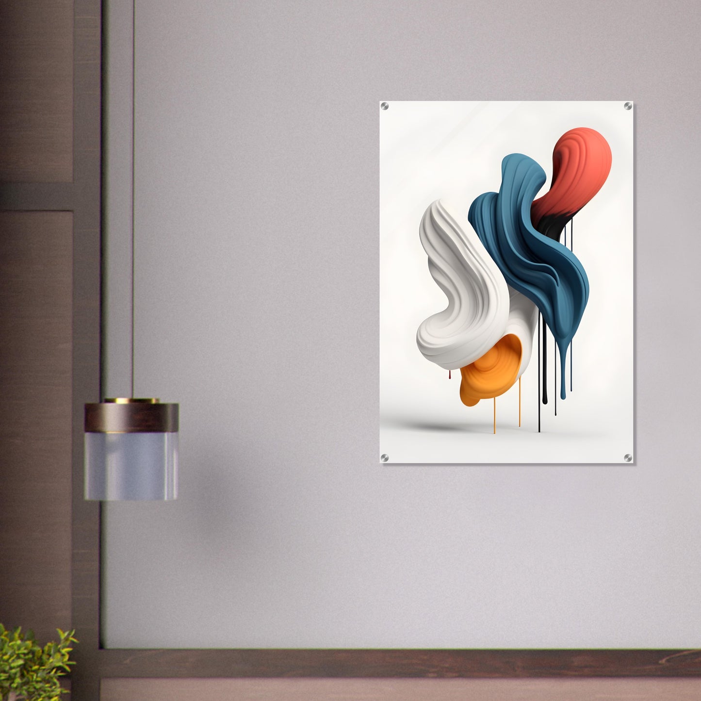 Unique Minimalist Abstract Acrylic Print Wall Art