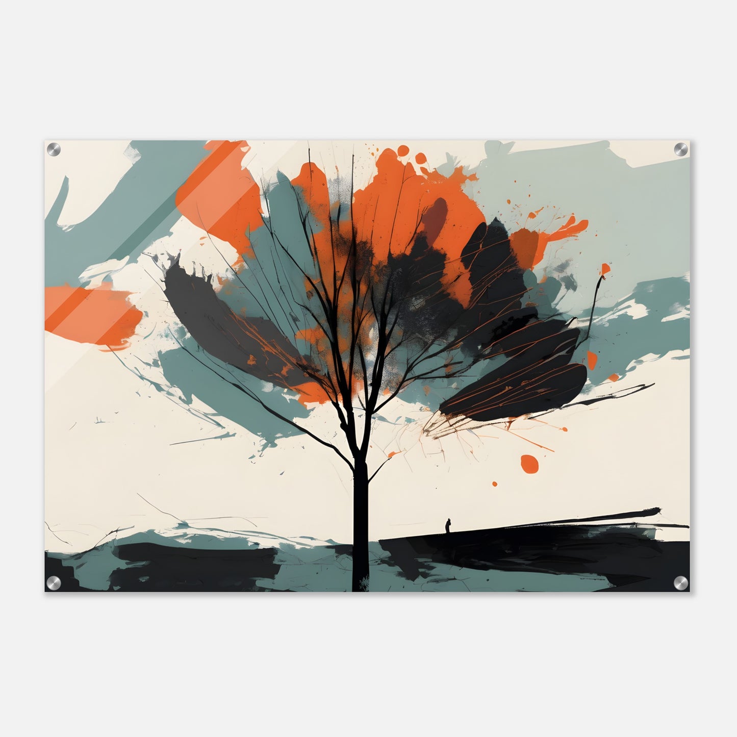 Tree Canvas Art Abstract