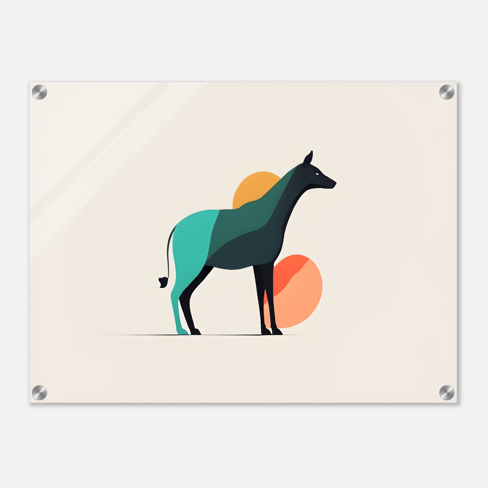 Elegance in Shape - Minimalist Abstract Animal Wall Art