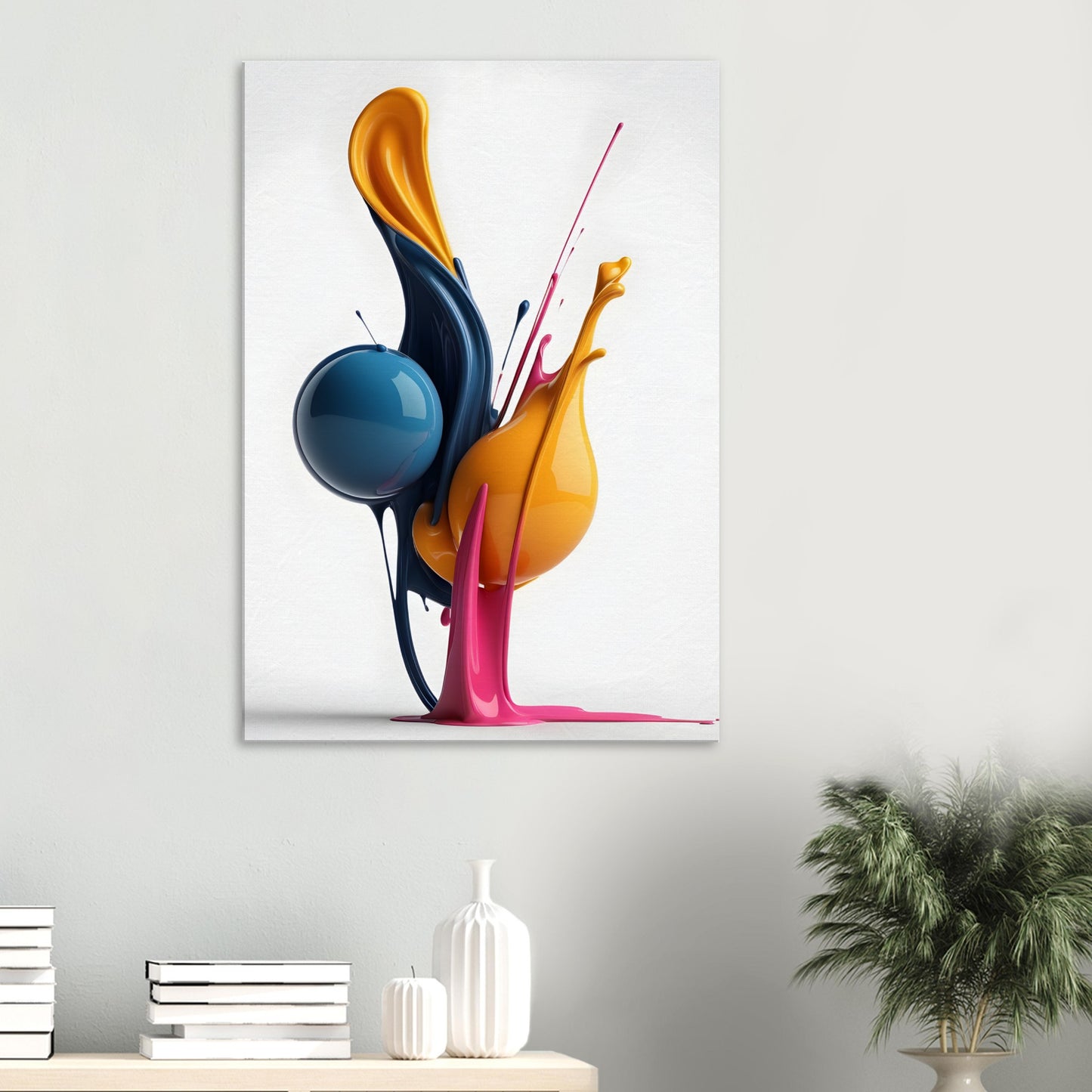 Bold Minimalist Abstract Wall Art for Modern Spaces