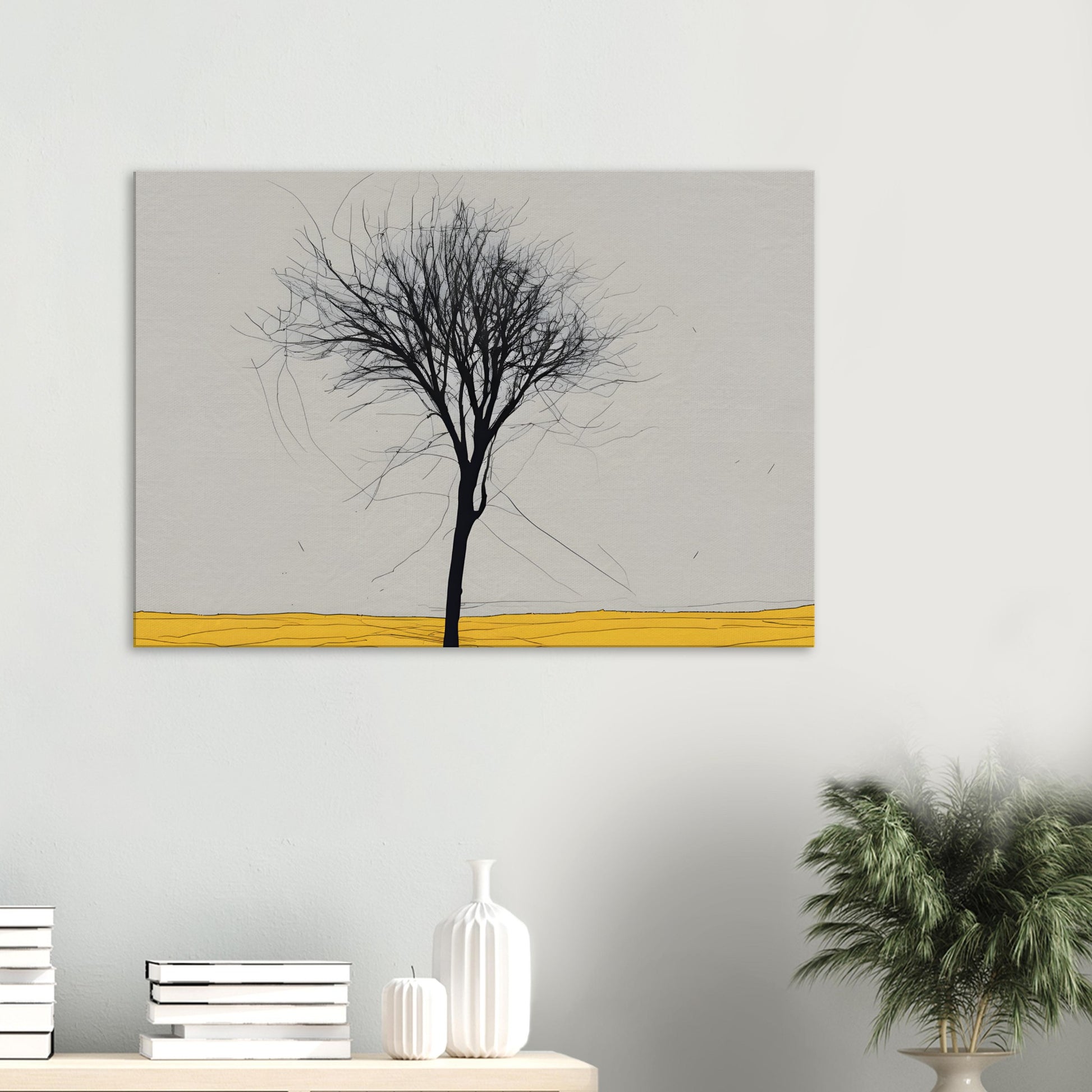 Solitude Essence - Minimalist Abstract Wall Art Print