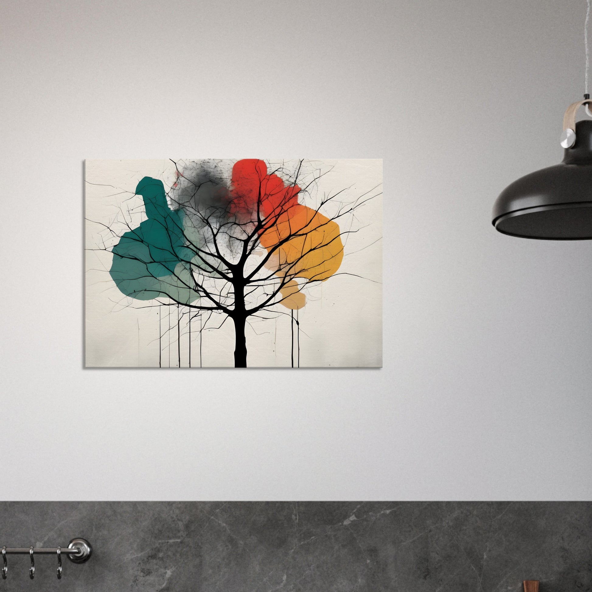 Tree Tranquility - Minimalist Abstract Wall Art